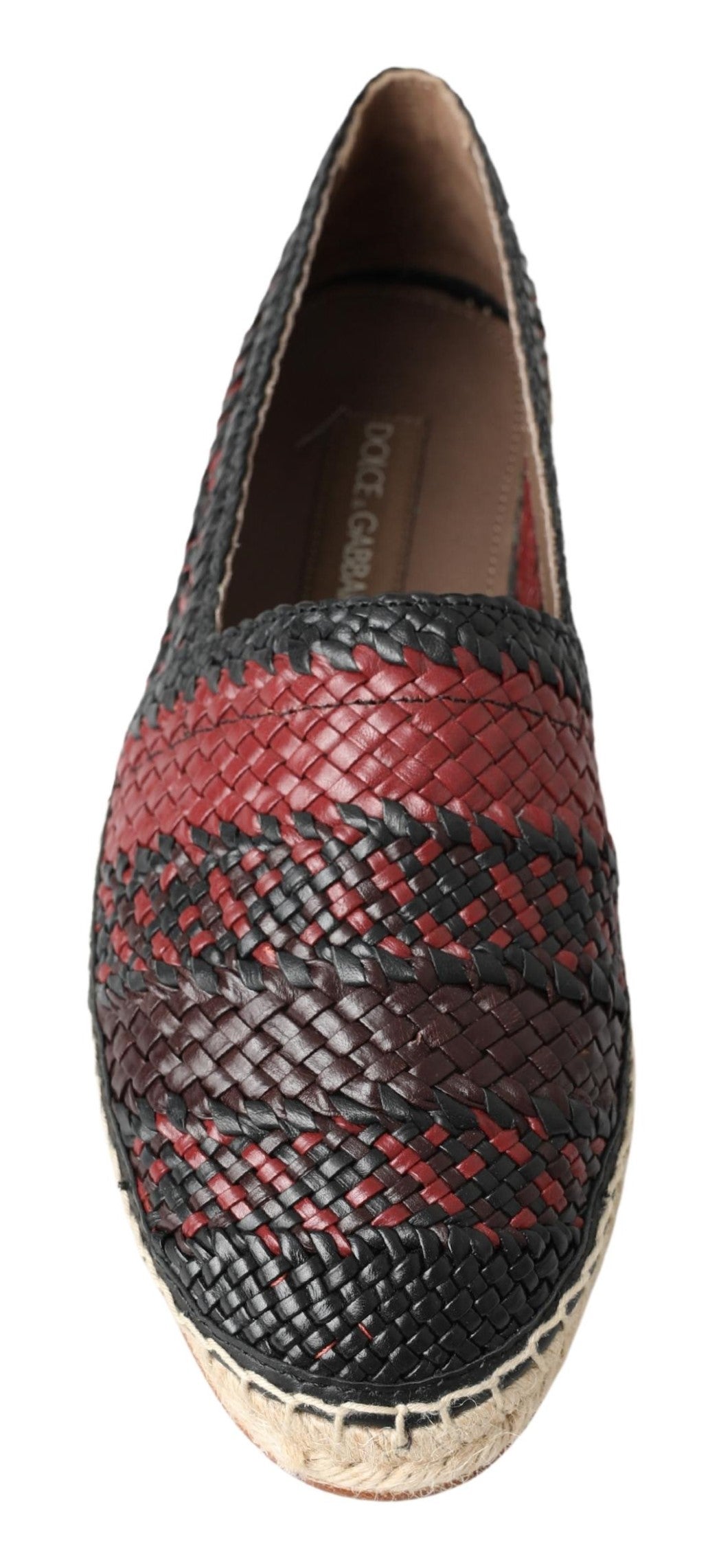 Zwarte Bordeaux Buffelleren Espadrille Schoenen