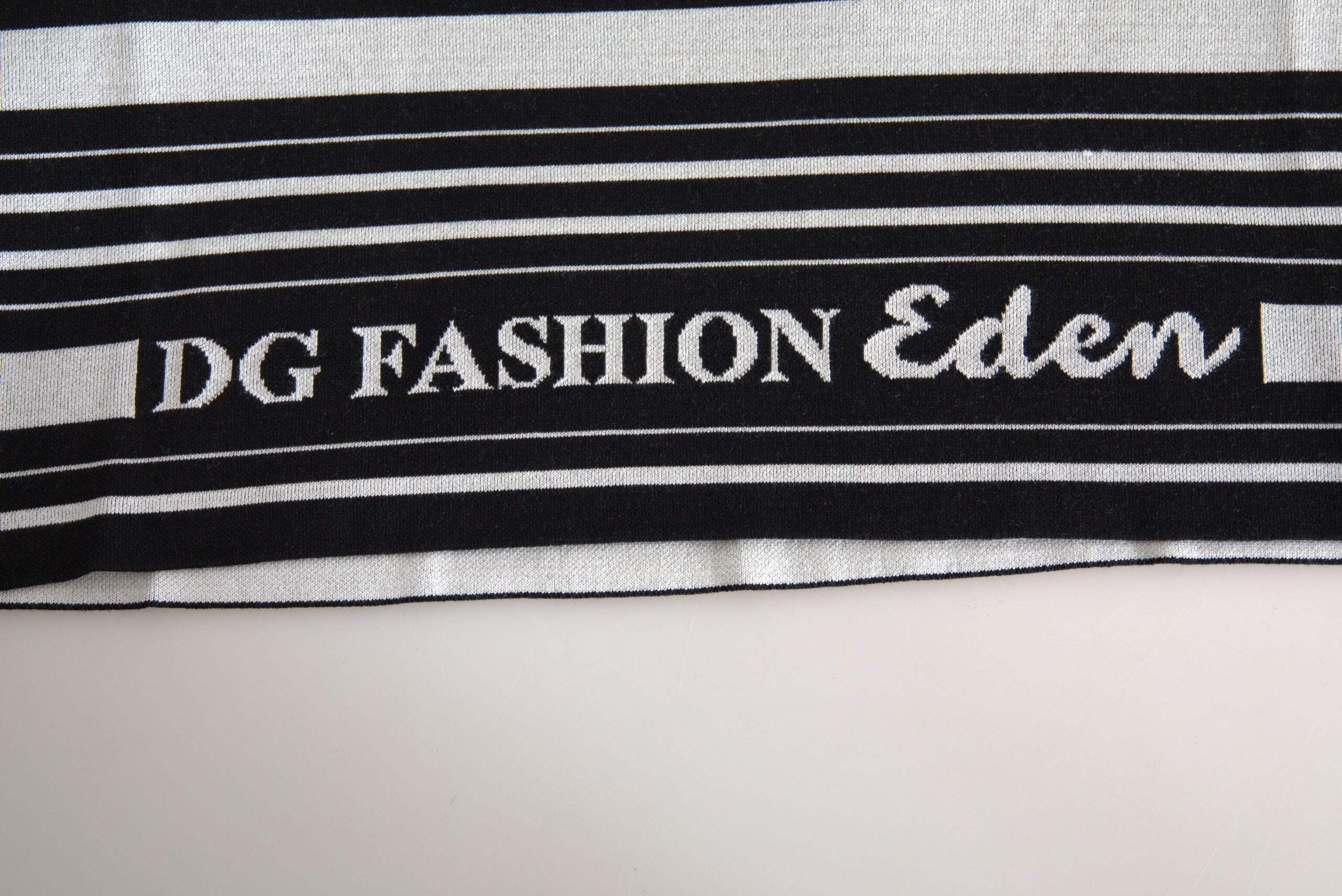 Wit katoenen DG Fashion T-shirt met ronde hals