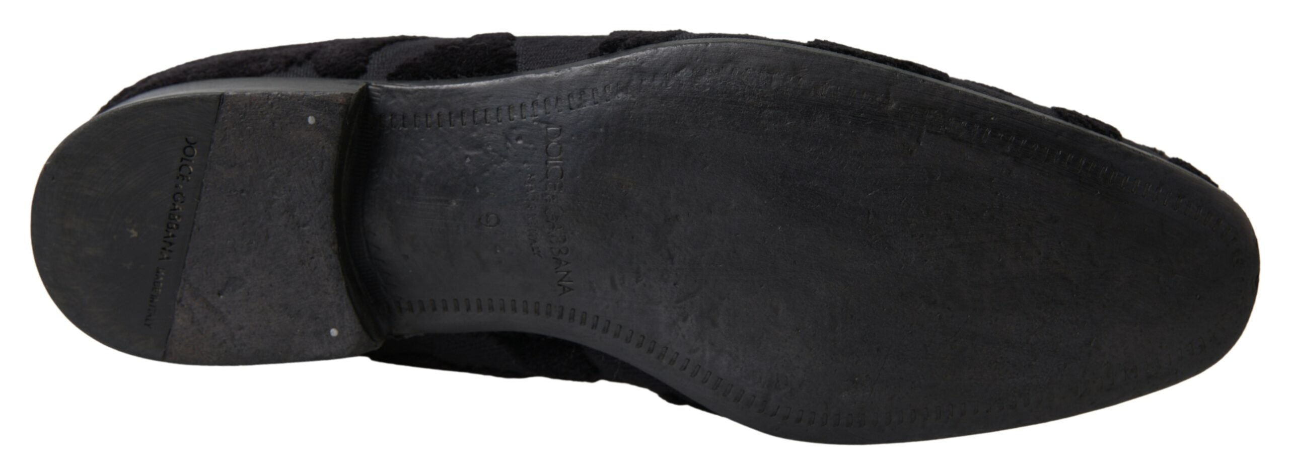 Zwarte brokaat loafers formele schoenen