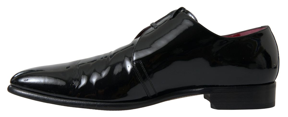 Zwarte lakleren formele schoenen