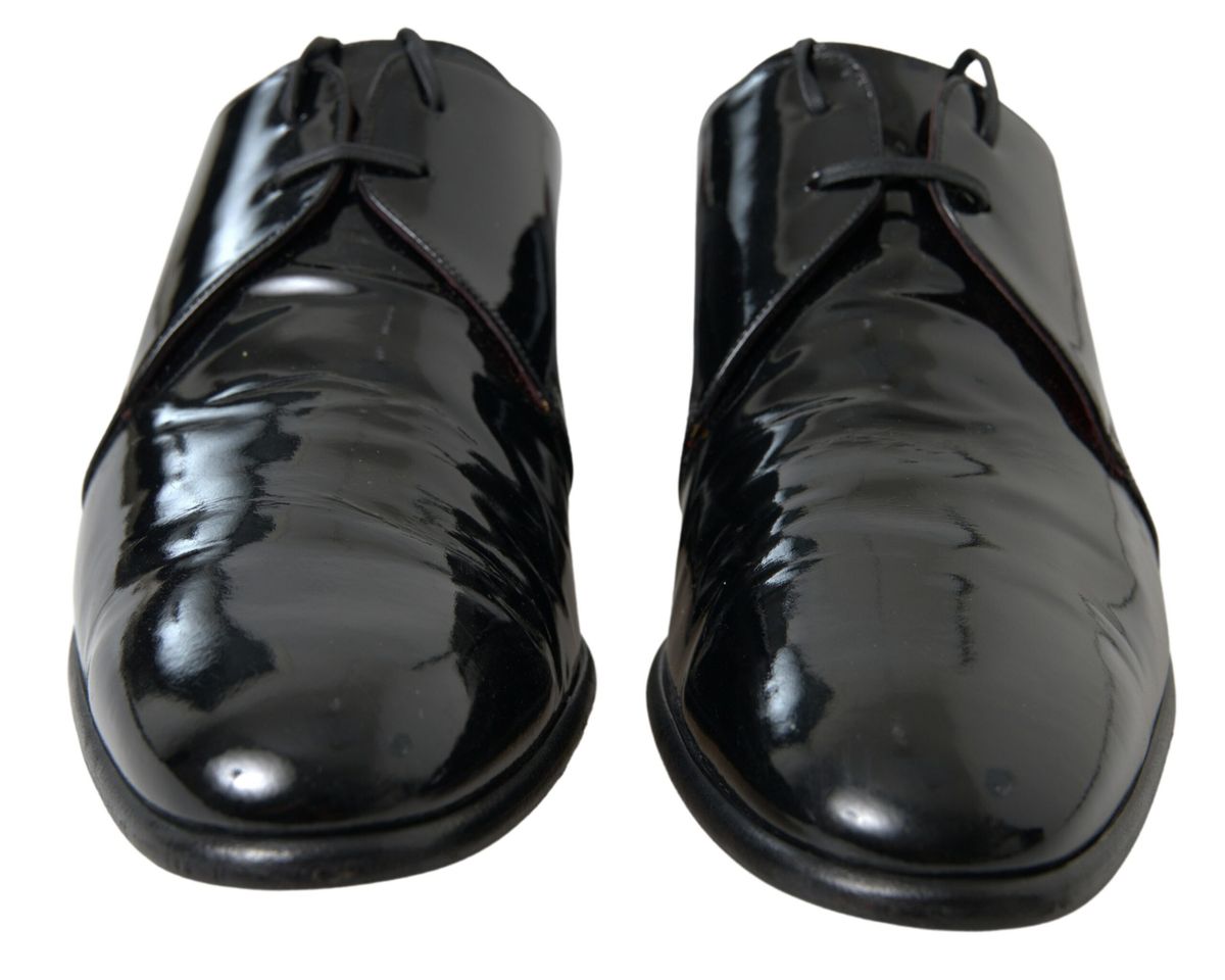 Zwarte lakleren formele schoenen