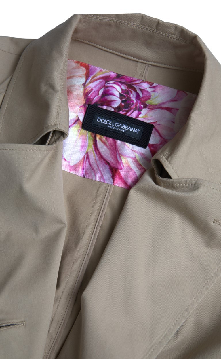 Khaki Double Breasted Trenchcoat Jasje