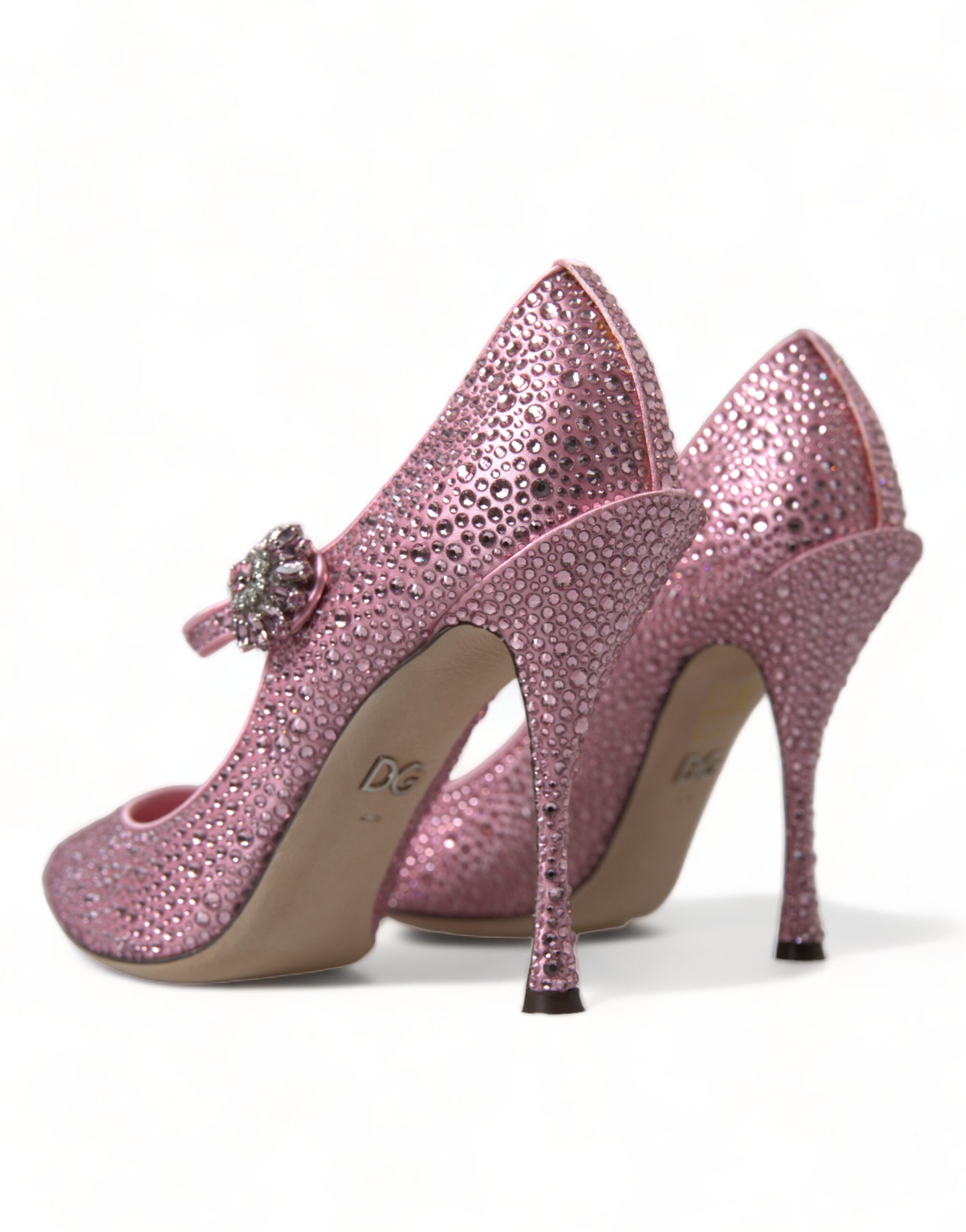 Roze strass kristal hakken pumps schoenen