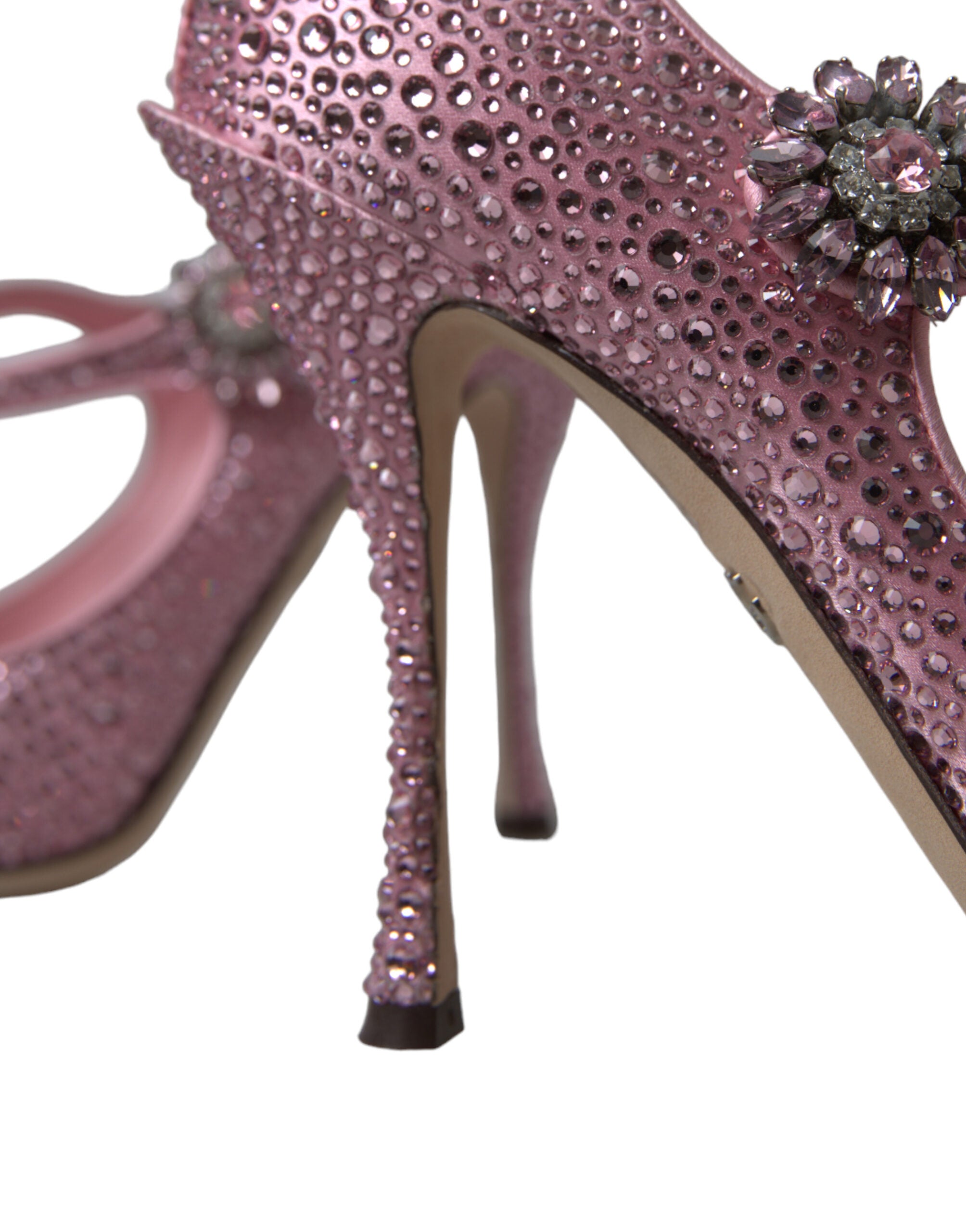 Roze strass kristal hakken pumps schoenen