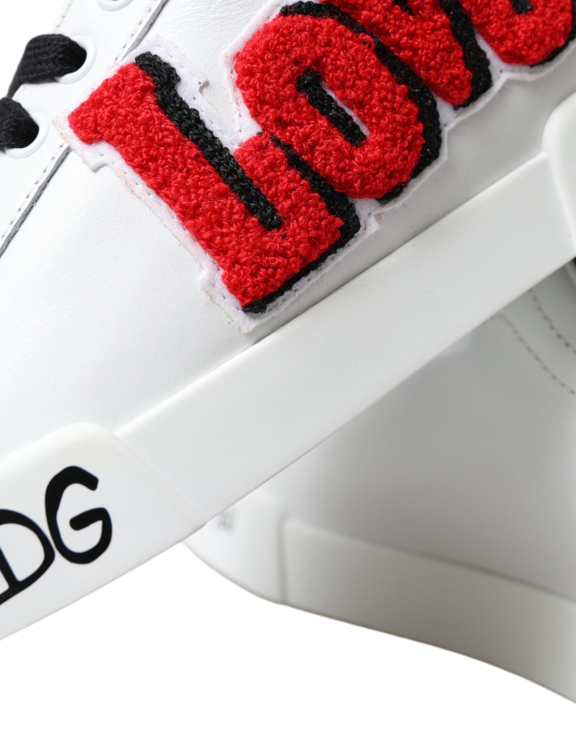 Witte Love Patch Portofino Classic Sneakers Schoenen