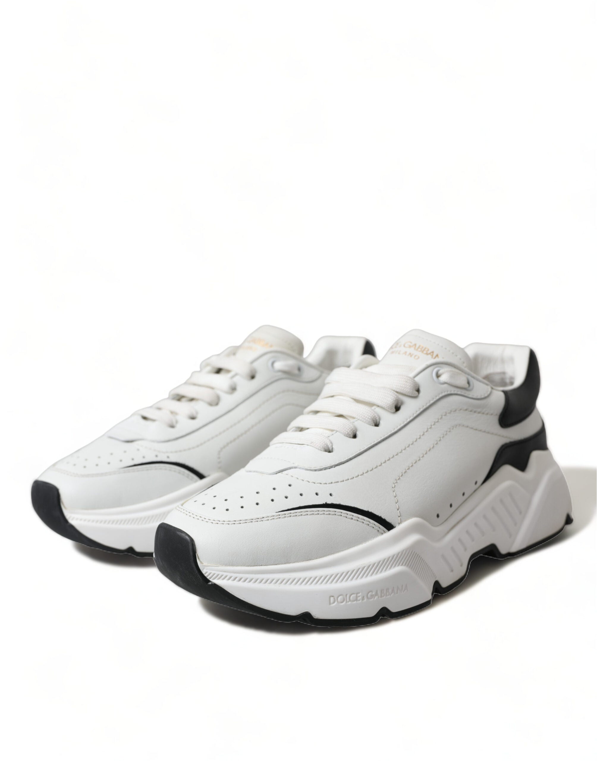 Witte zwarte lage Daymaster sneakers
