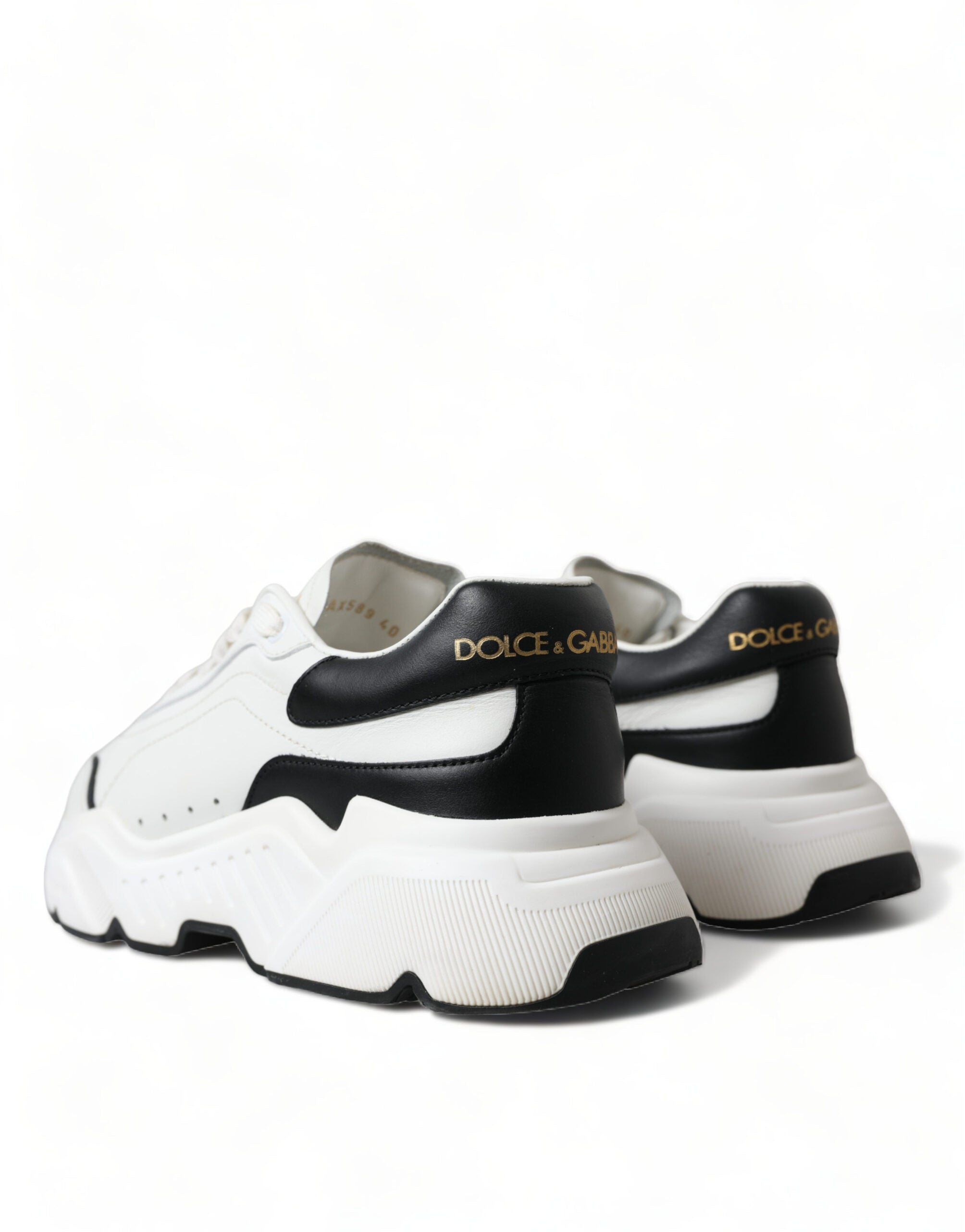 Witte zwarte lage Daymaster sneakers