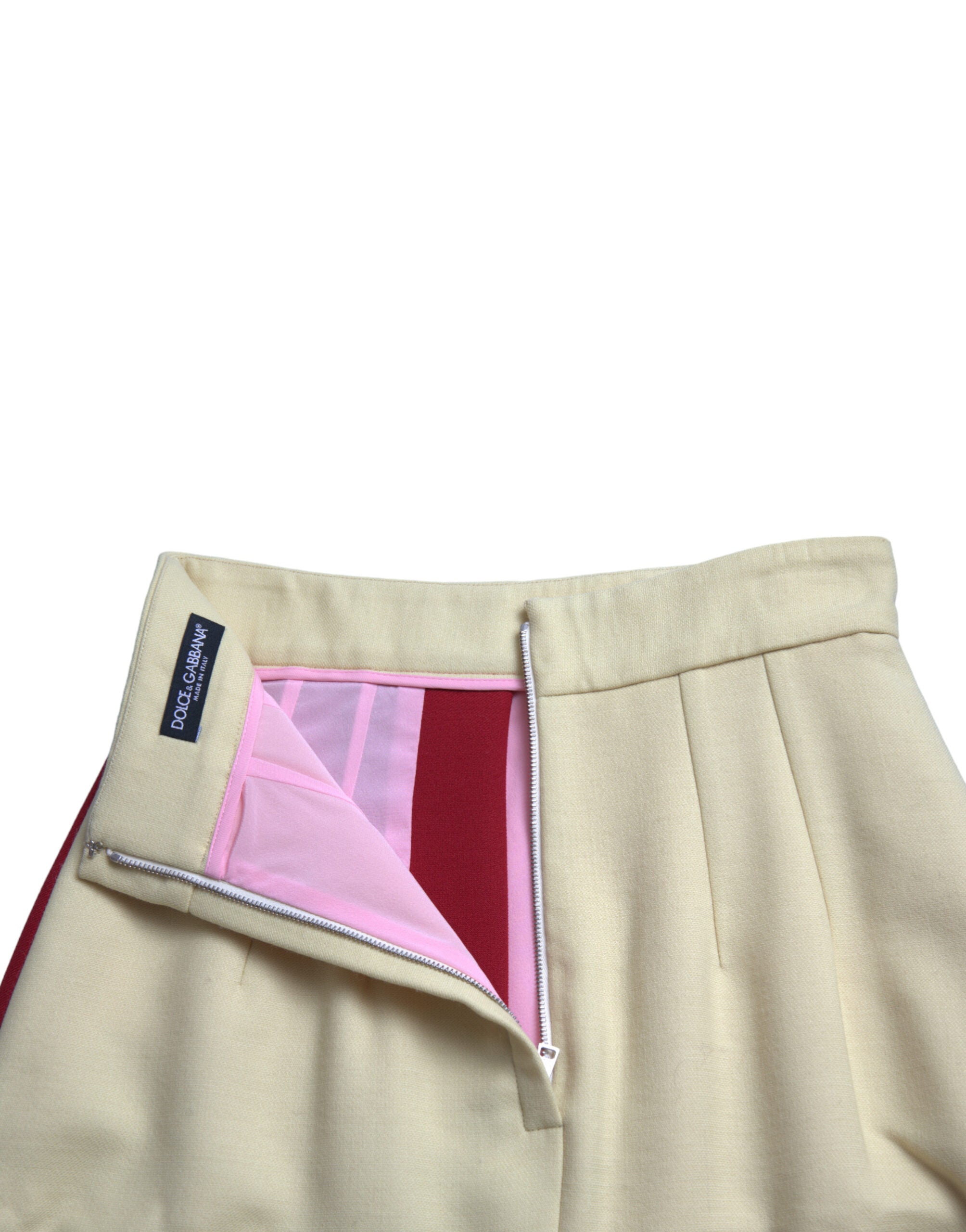 Multicolor patchwork hoge taille A-lijn rok