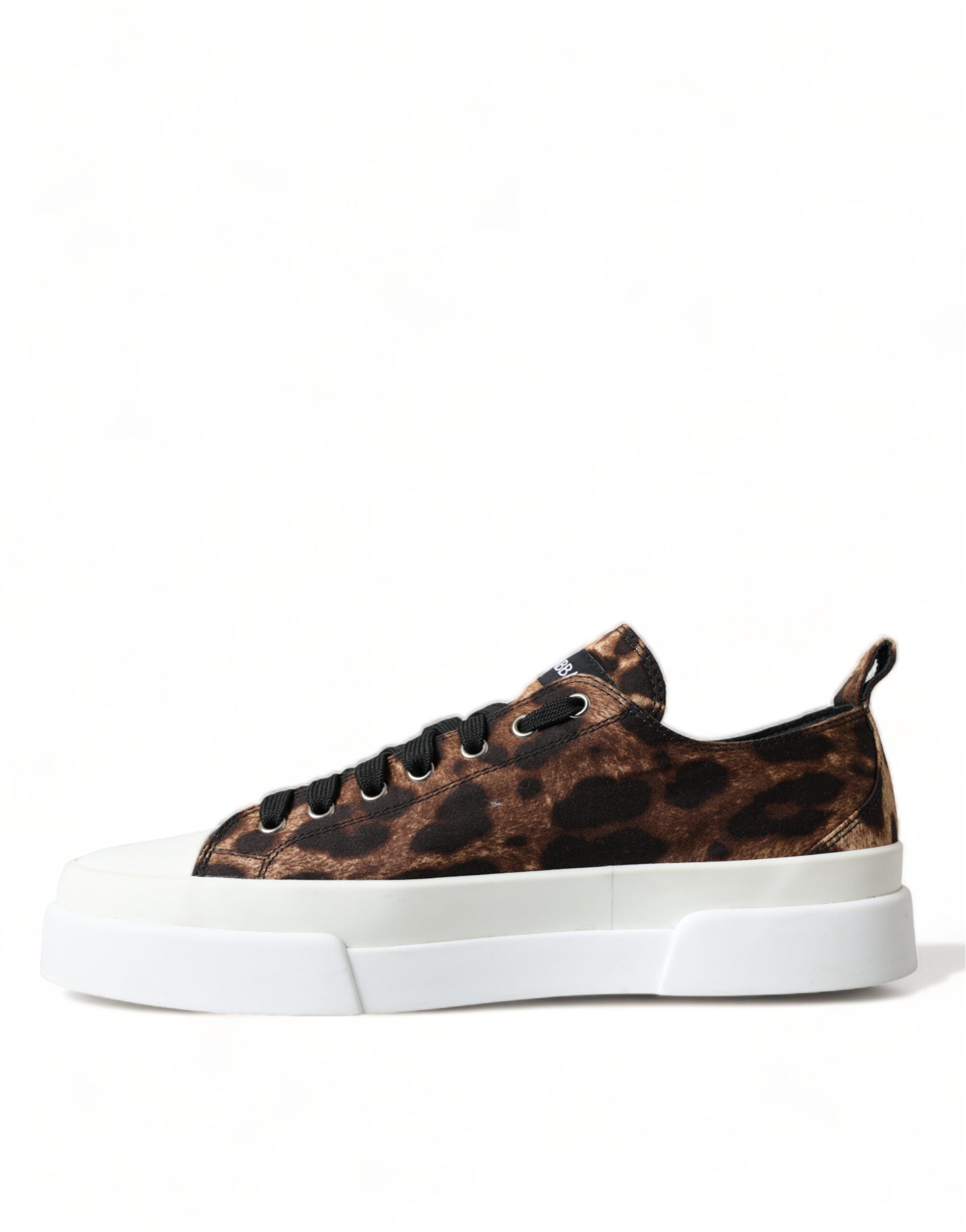 Bruine luipaard canvas sneakers