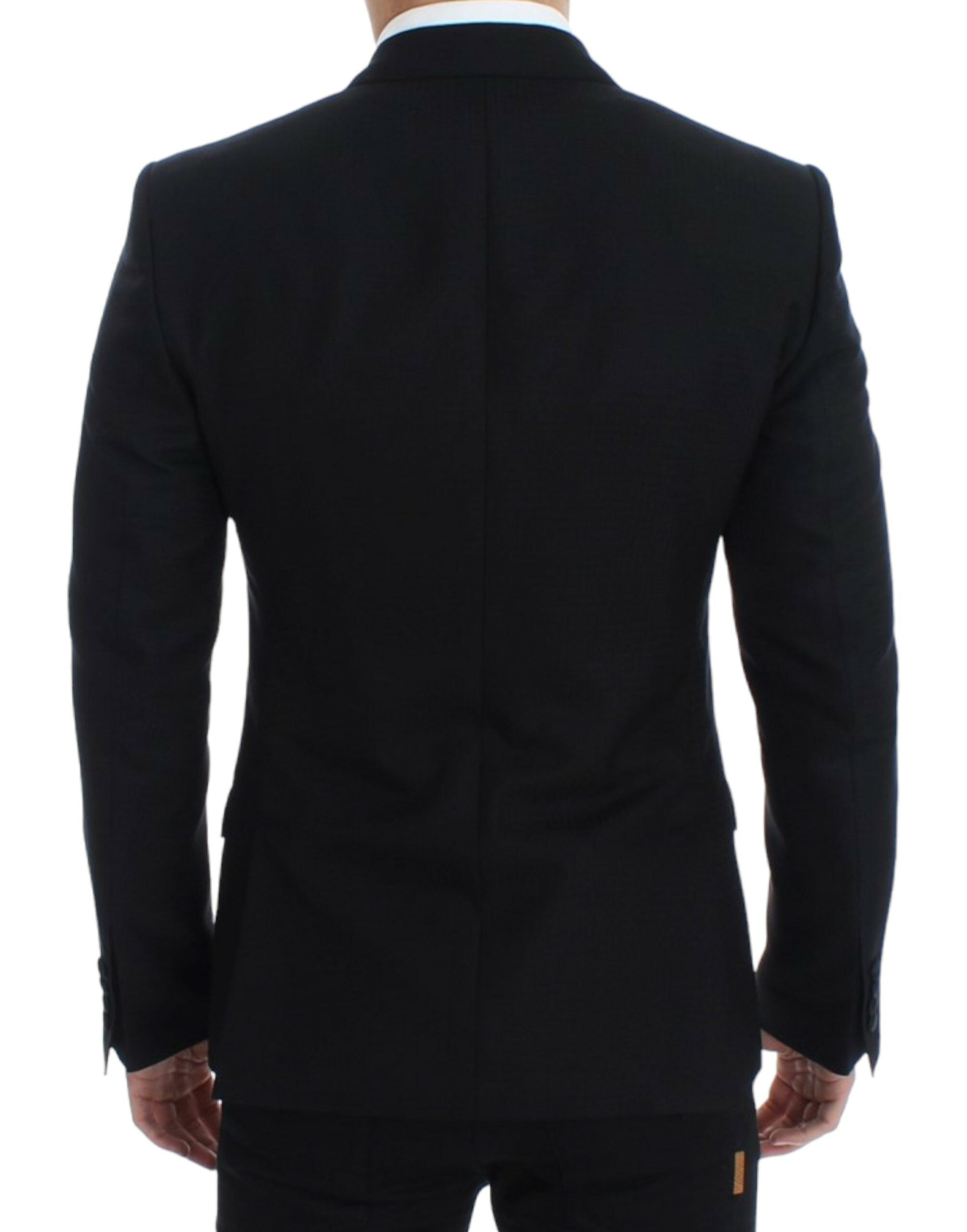 Zwarte wollen zijden SICILIA blazer