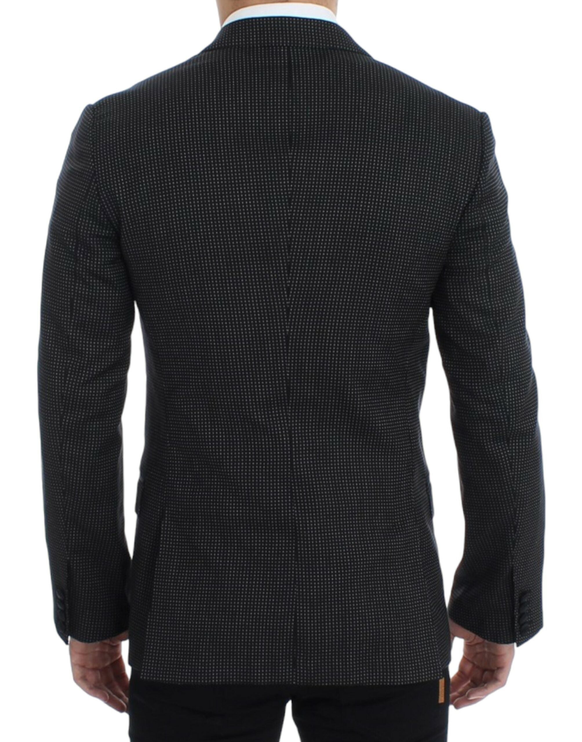Zwarte wollen slanke MARTINI blazer