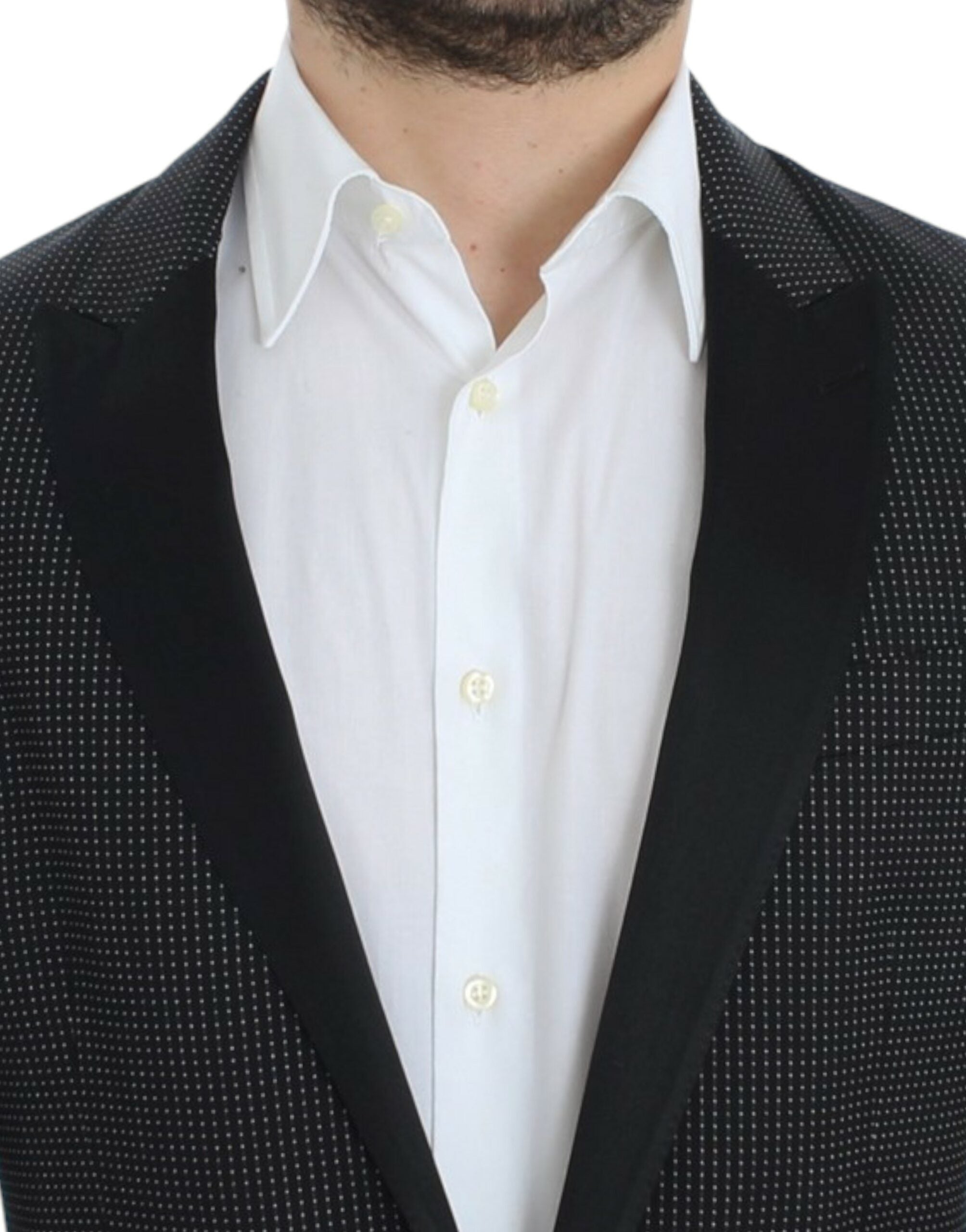 Zwarte wollen slanke MARTINI blazer
