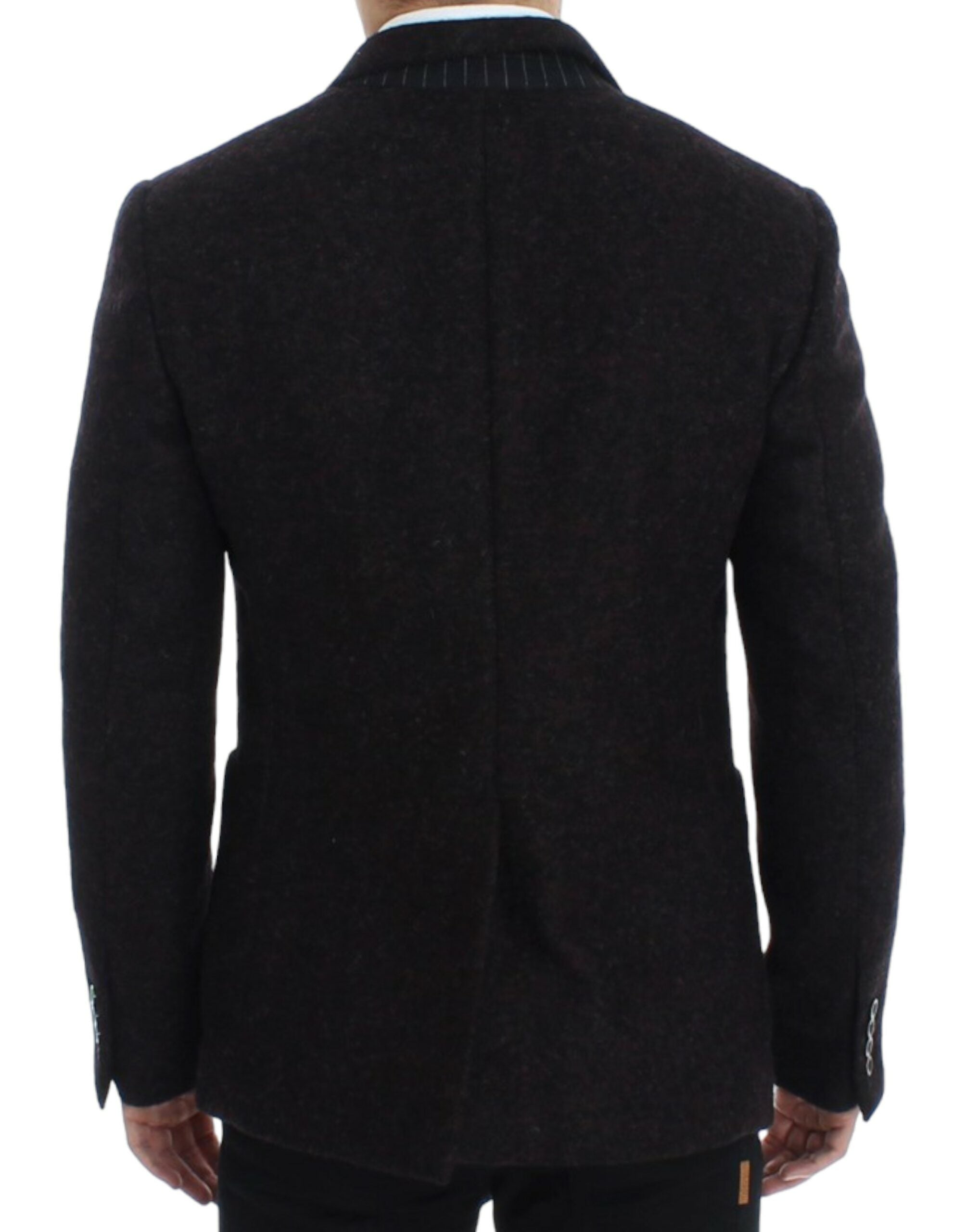 Bordeaux alpaga blazer met twee knopen