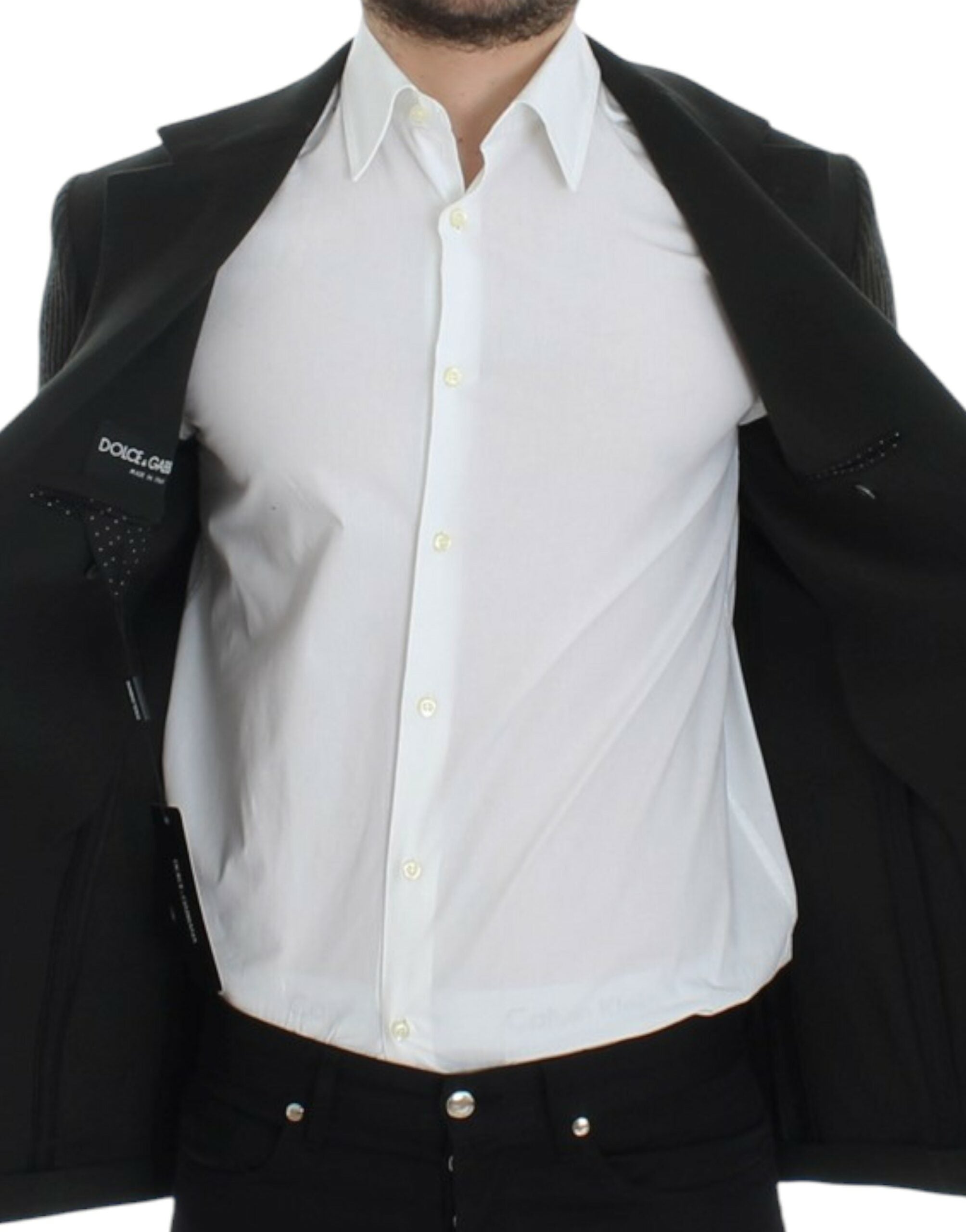 Groen kasjmier tweeknoopsblazer