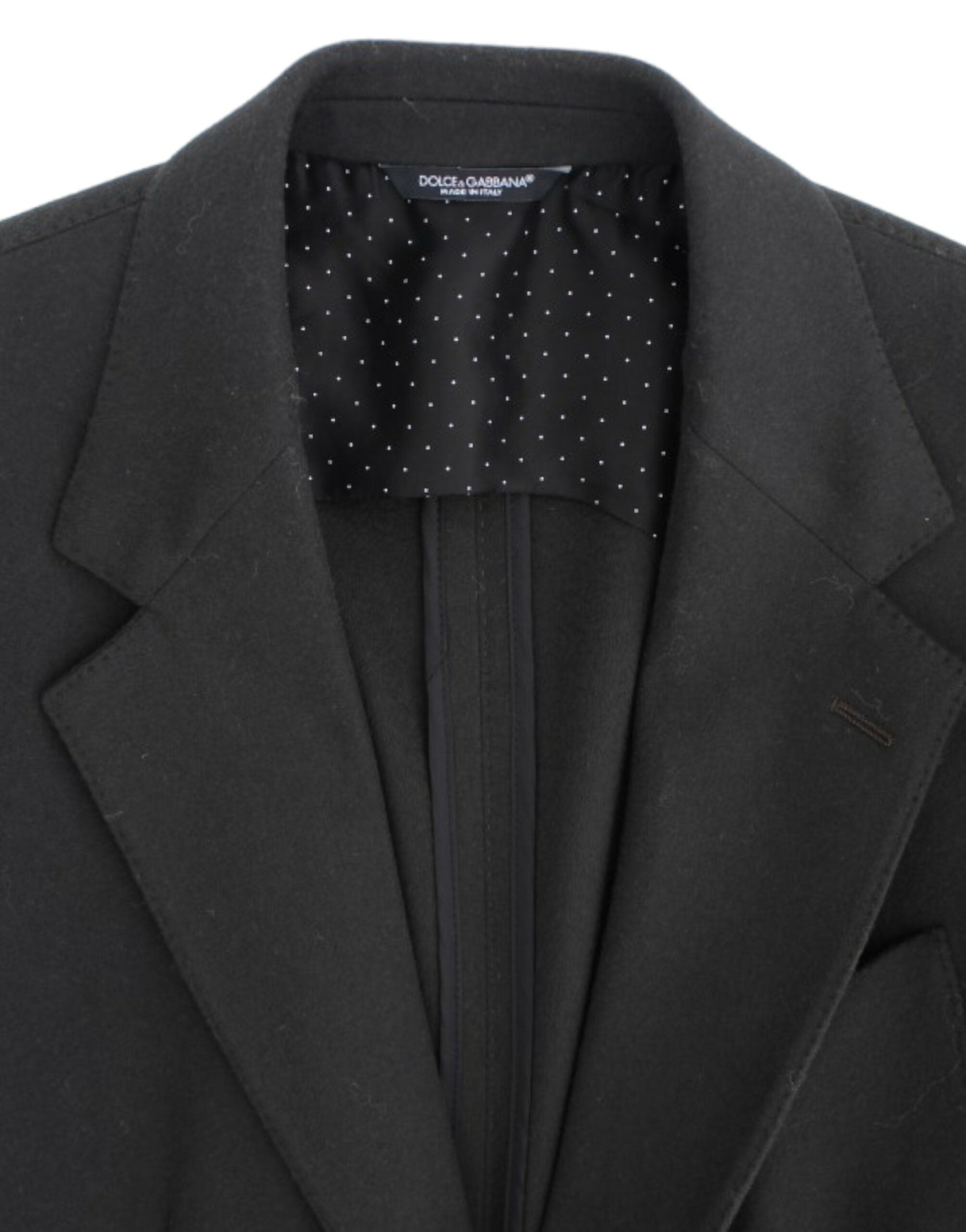 Groen kasjmier tweeknoopsblazer