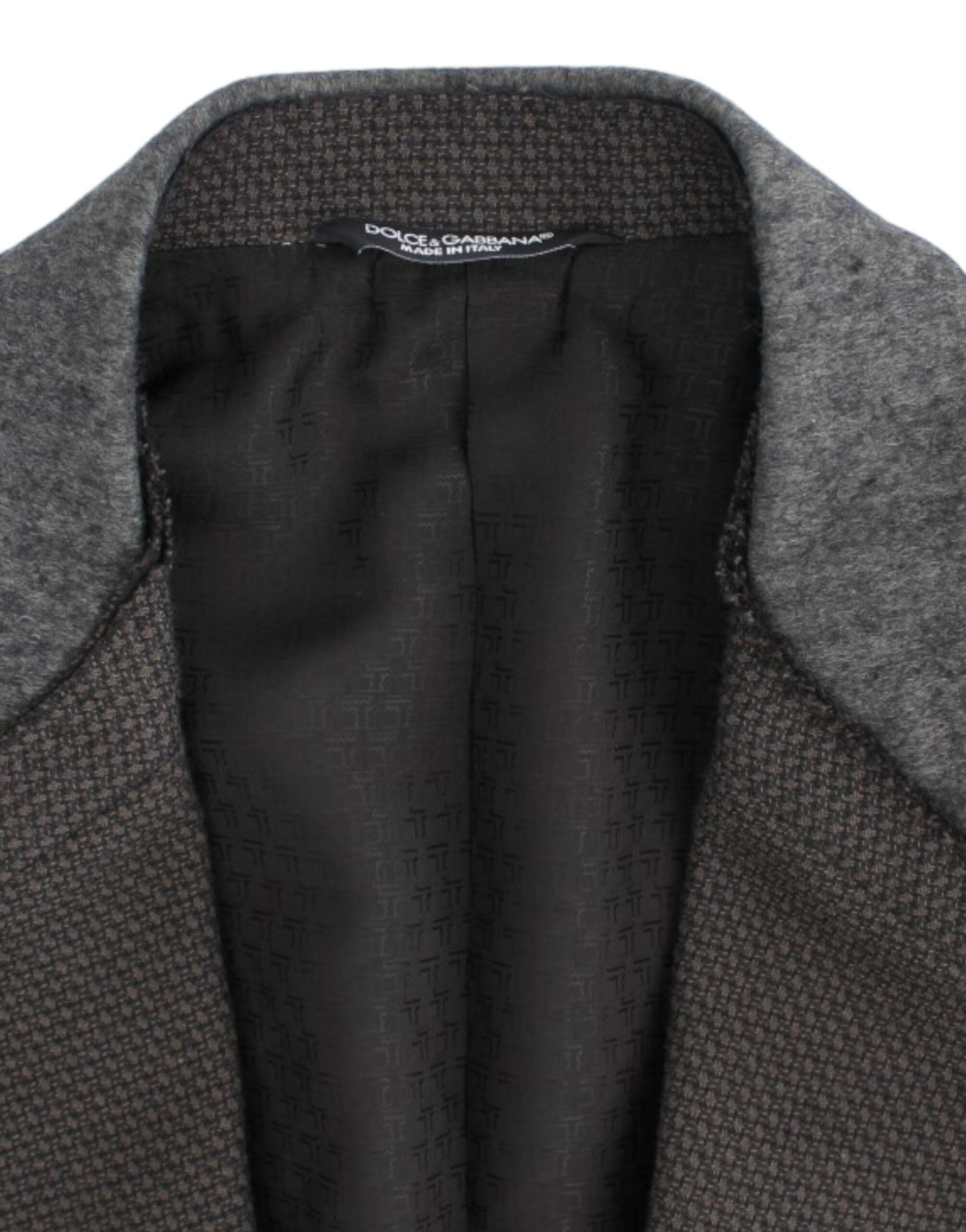 Bruine wollen slim fit blazer