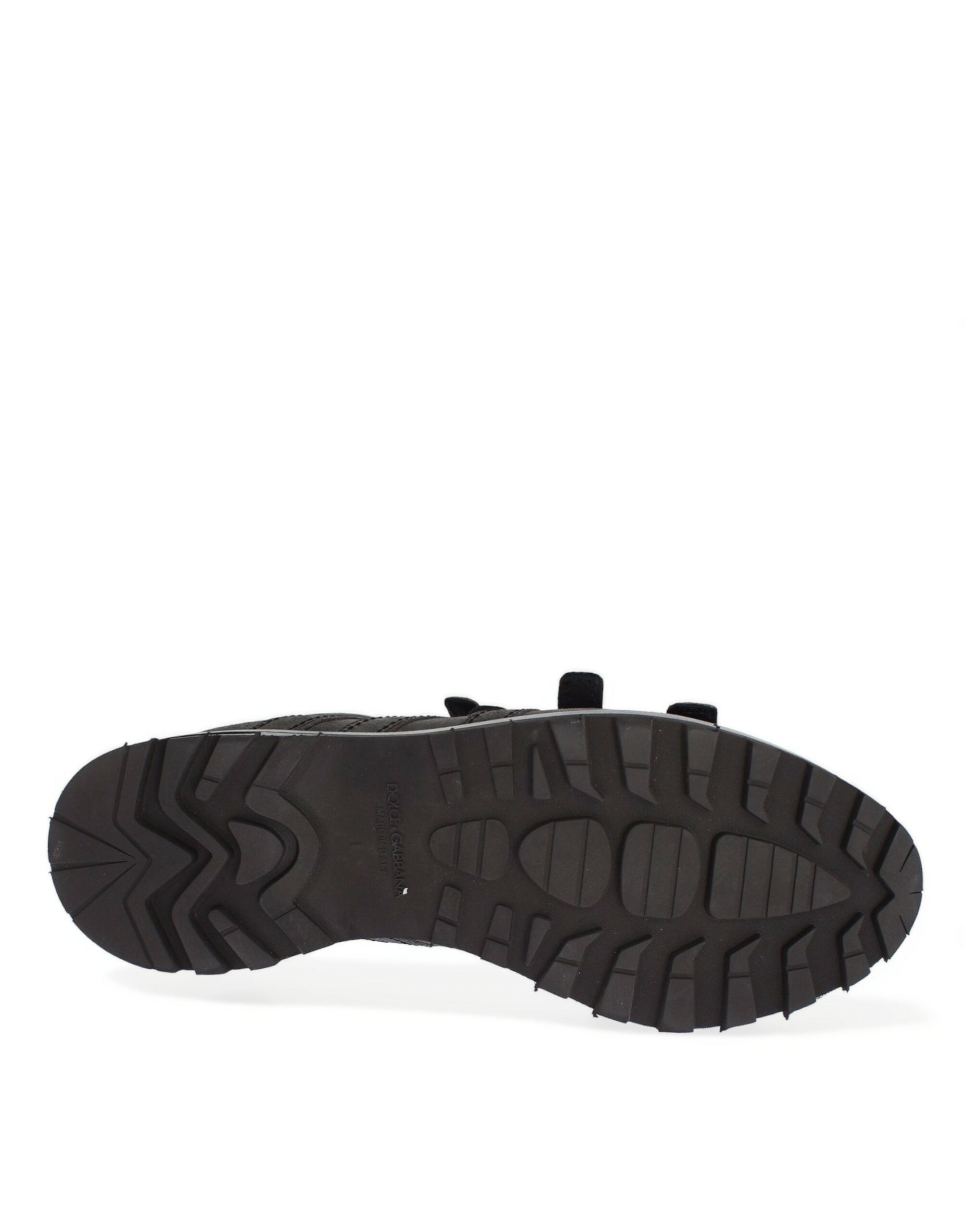 Grijze leren enkelbandschoenen
