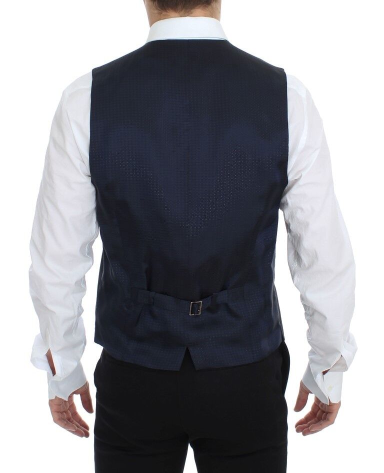 Grijs stretch formeel vest gilet