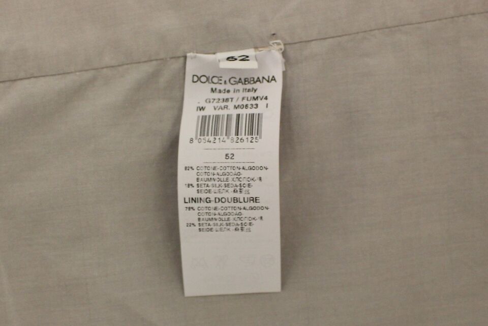 Beige katoenen zijden mix jurk vest blazer