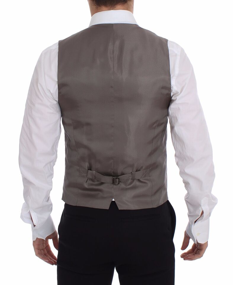 Beige katoenen vest blazerjasje