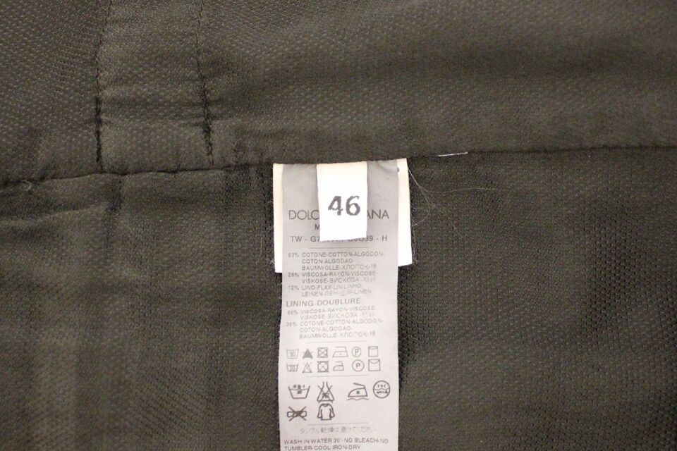 Zwarte linnen katoenen vestblazer
