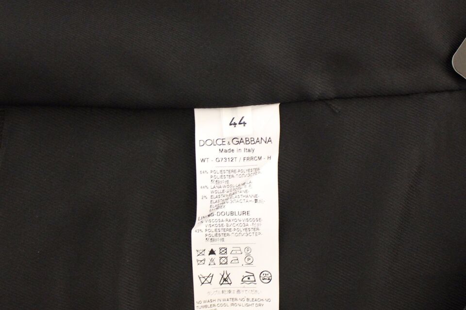 Grijze wollen stretchjurk, vestjas en blazer