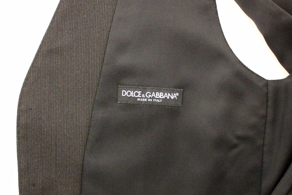 Grijze wollen stretchjurk, vestjas en blazer