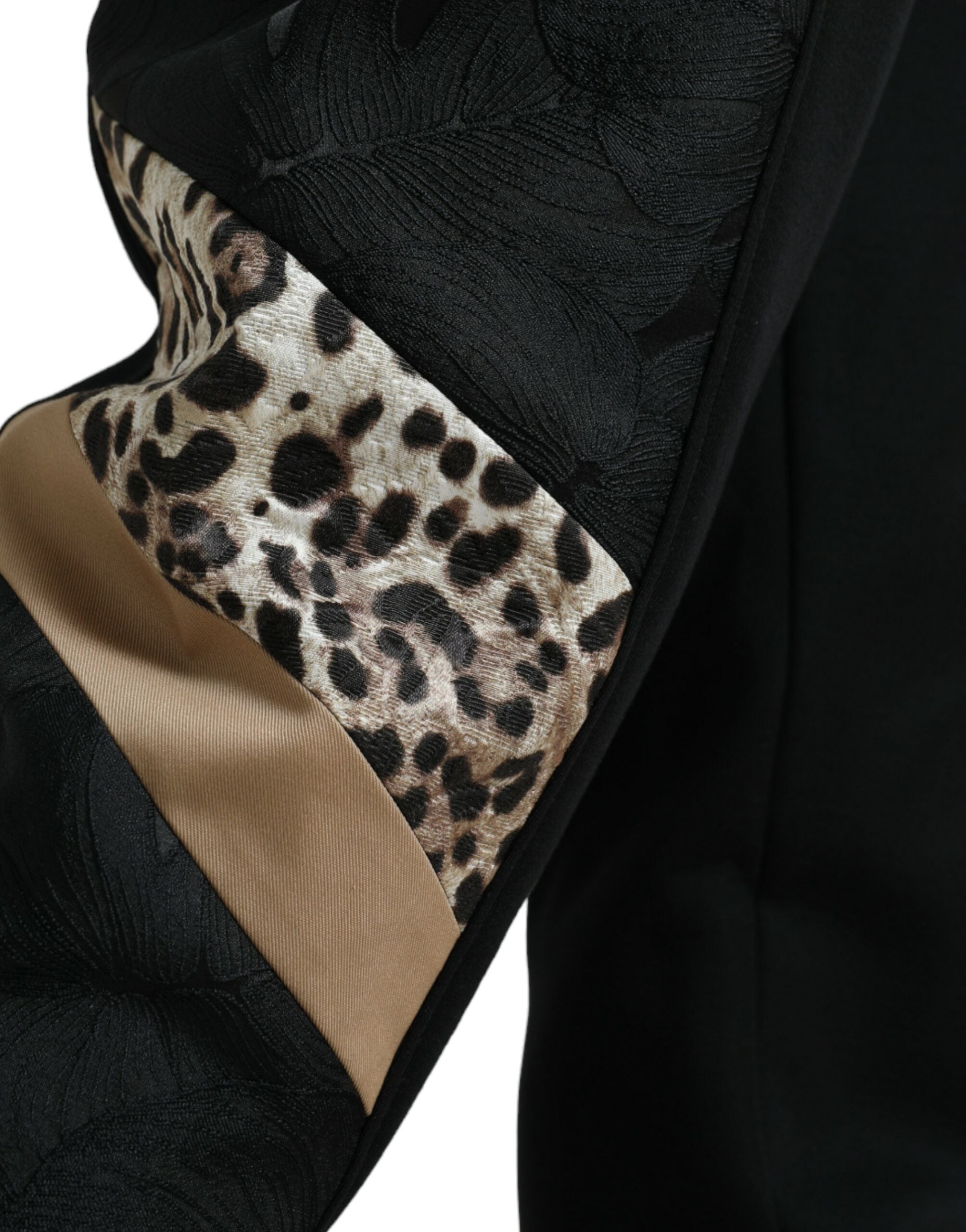 Zwarte katoenen slim-fit joggingbroek met stretch