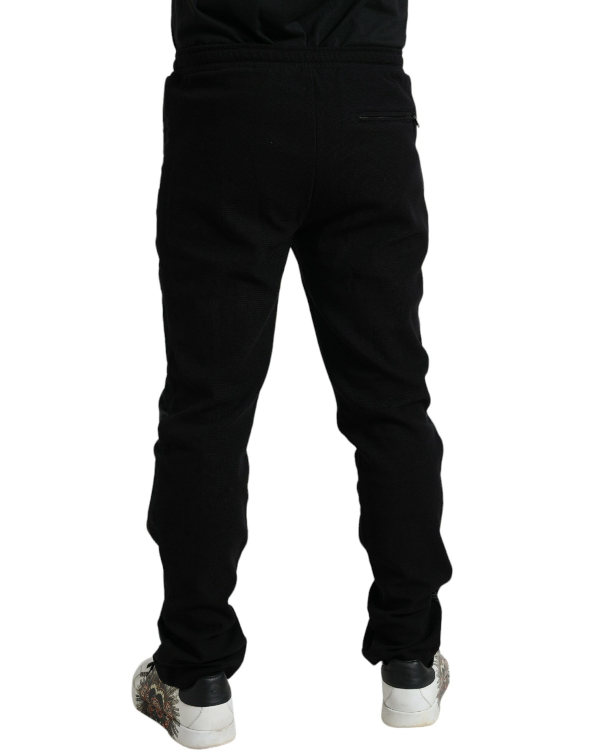Zwarte joggingbroek van katoenmix