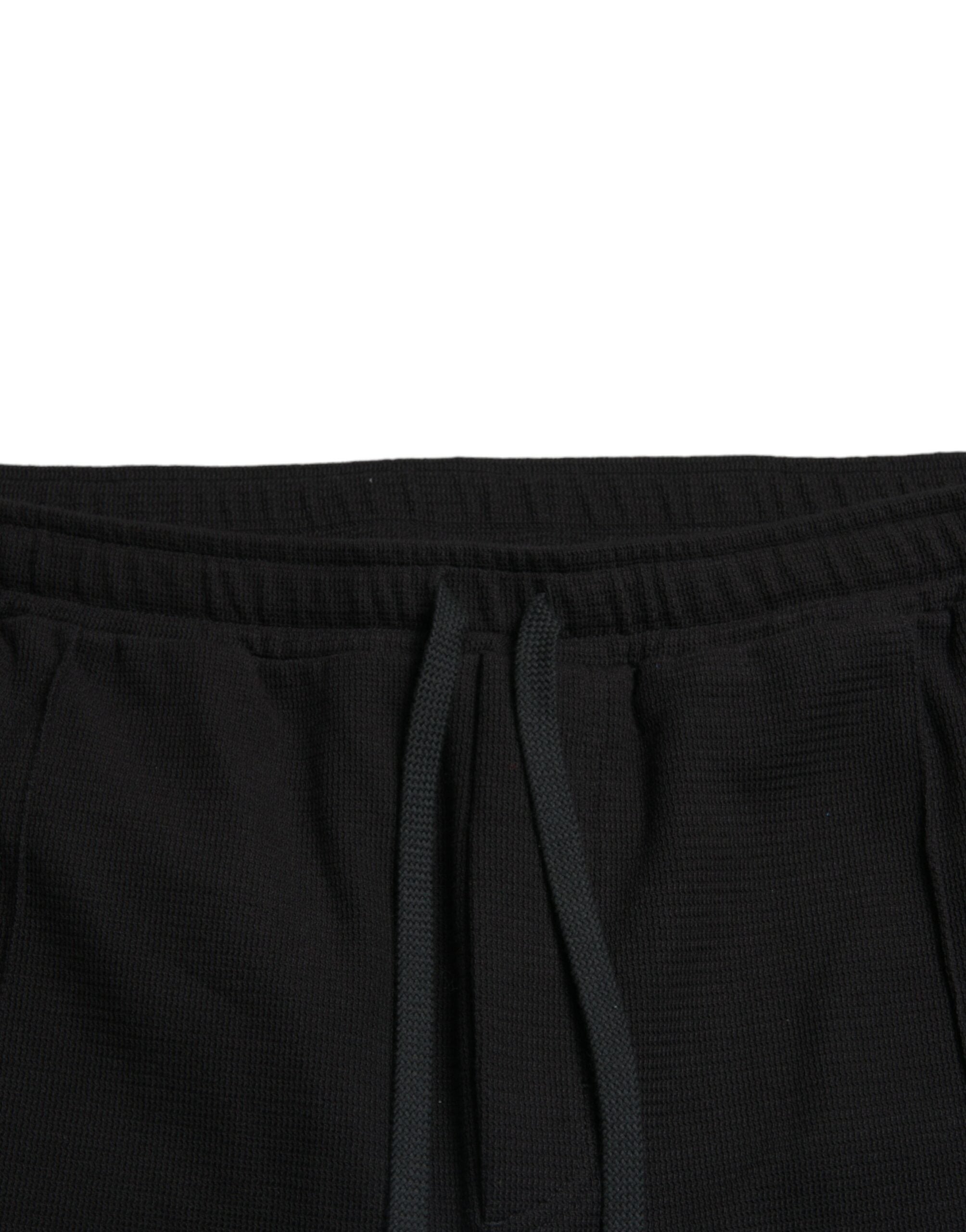 Zwarte joggingbroek van katoenmix
