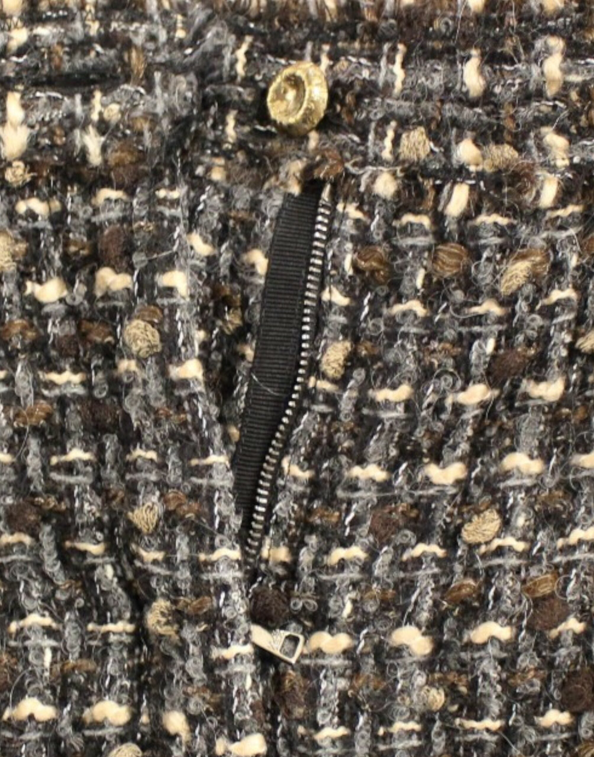 Multicolor wollen korte broek