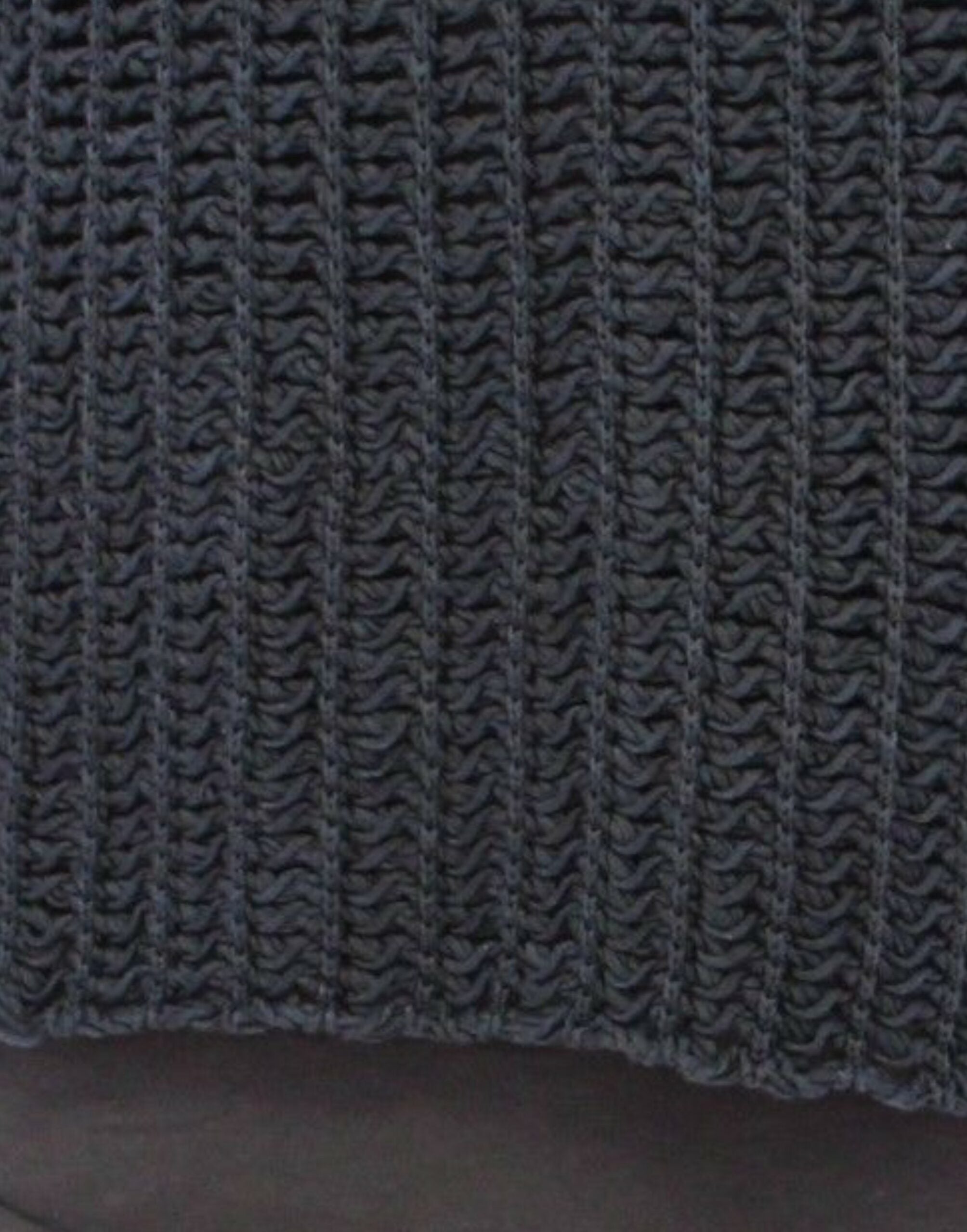 Blauwe Runway Netz Pullover Netted Sweater