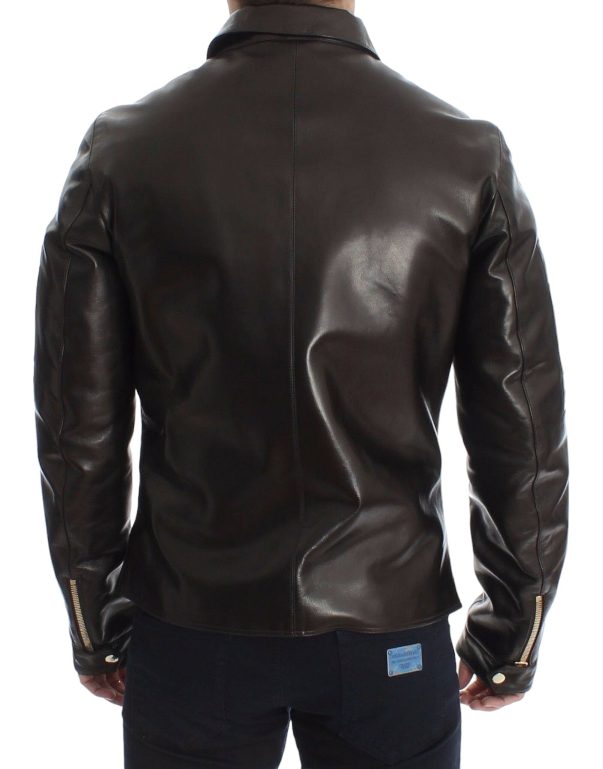 Bruin lamsleren ritsjack