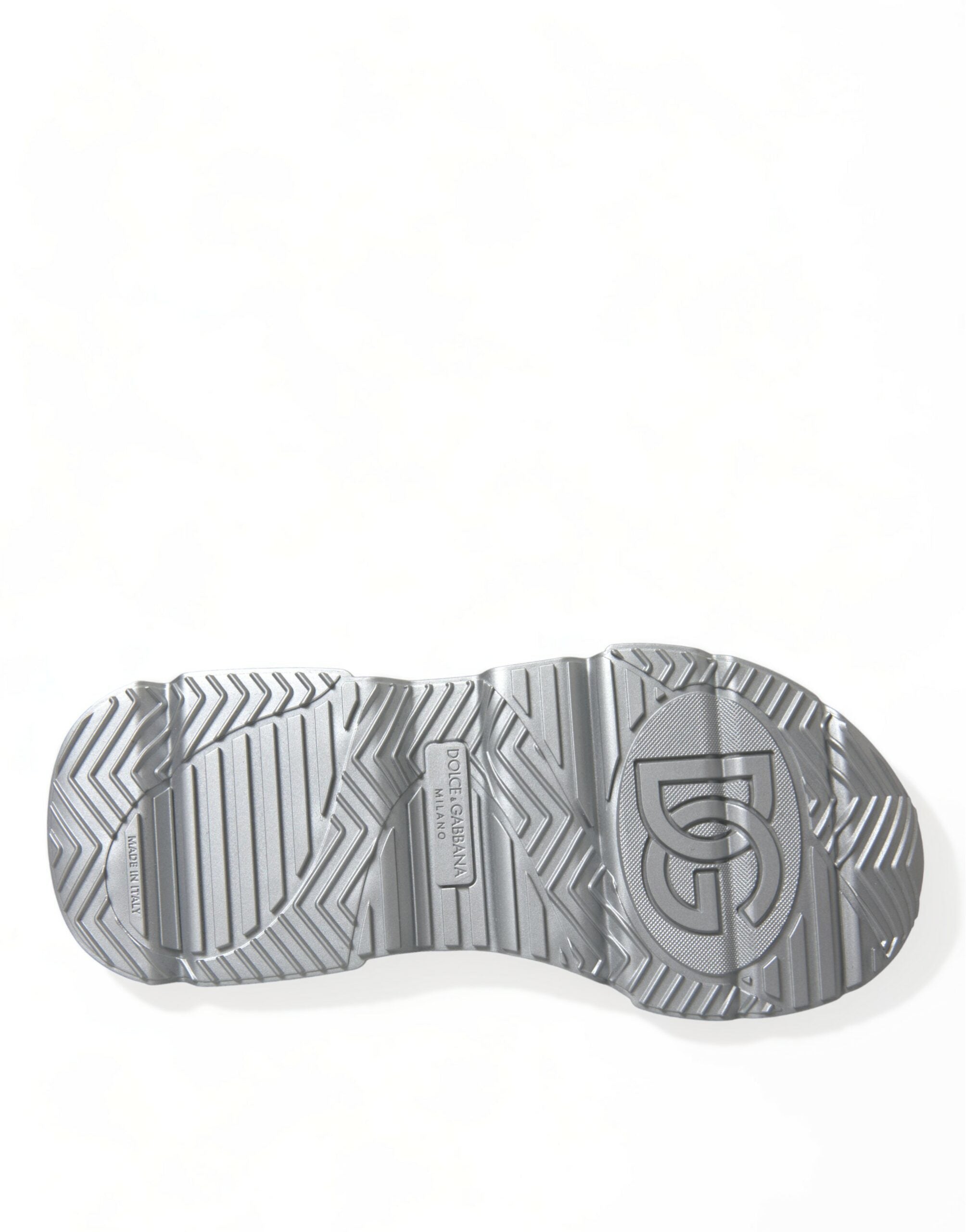 Zilveren DAYMASTER leren heren casual sneakers