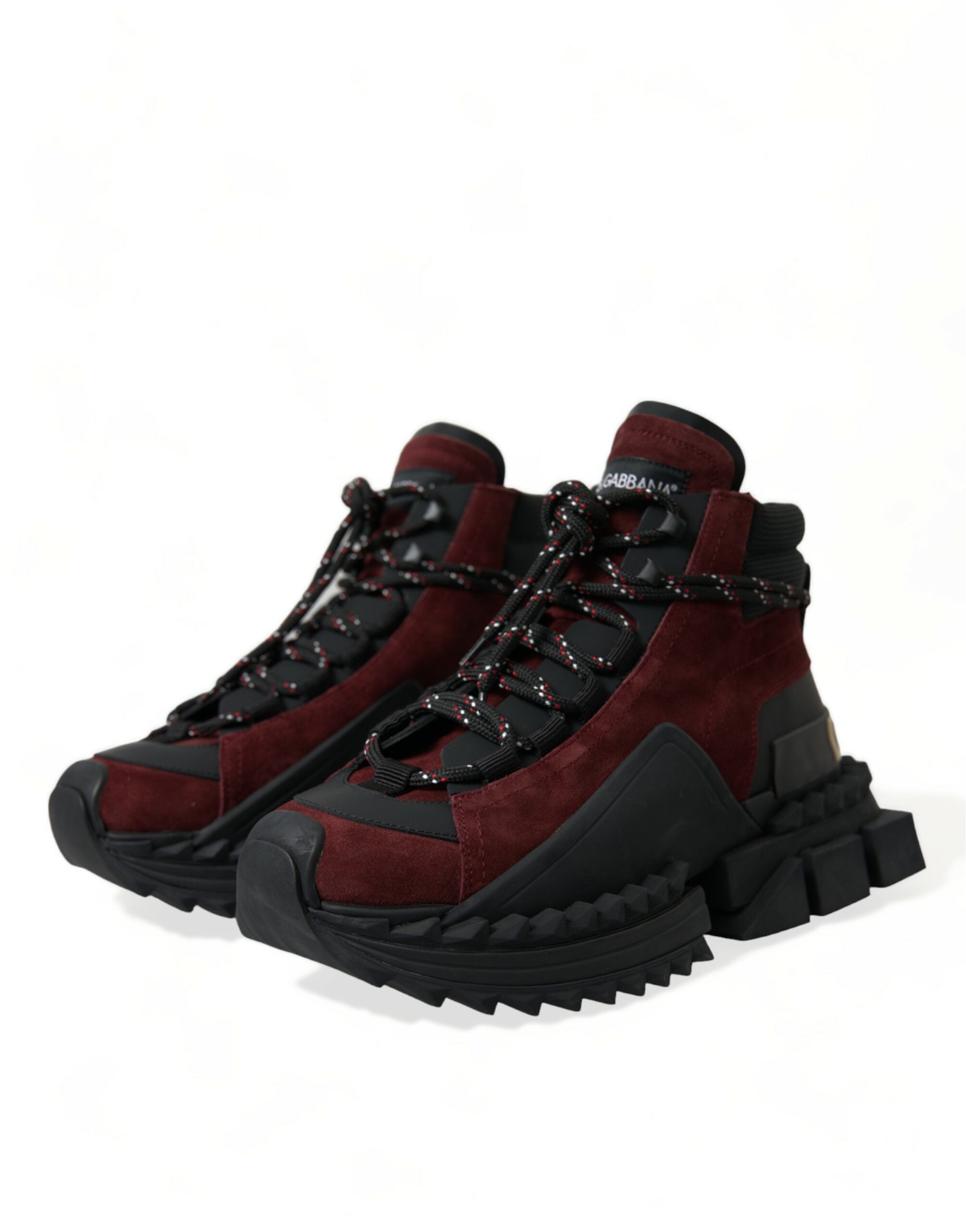 Burgundy Super King High Top Heren Sneakers Schoenen