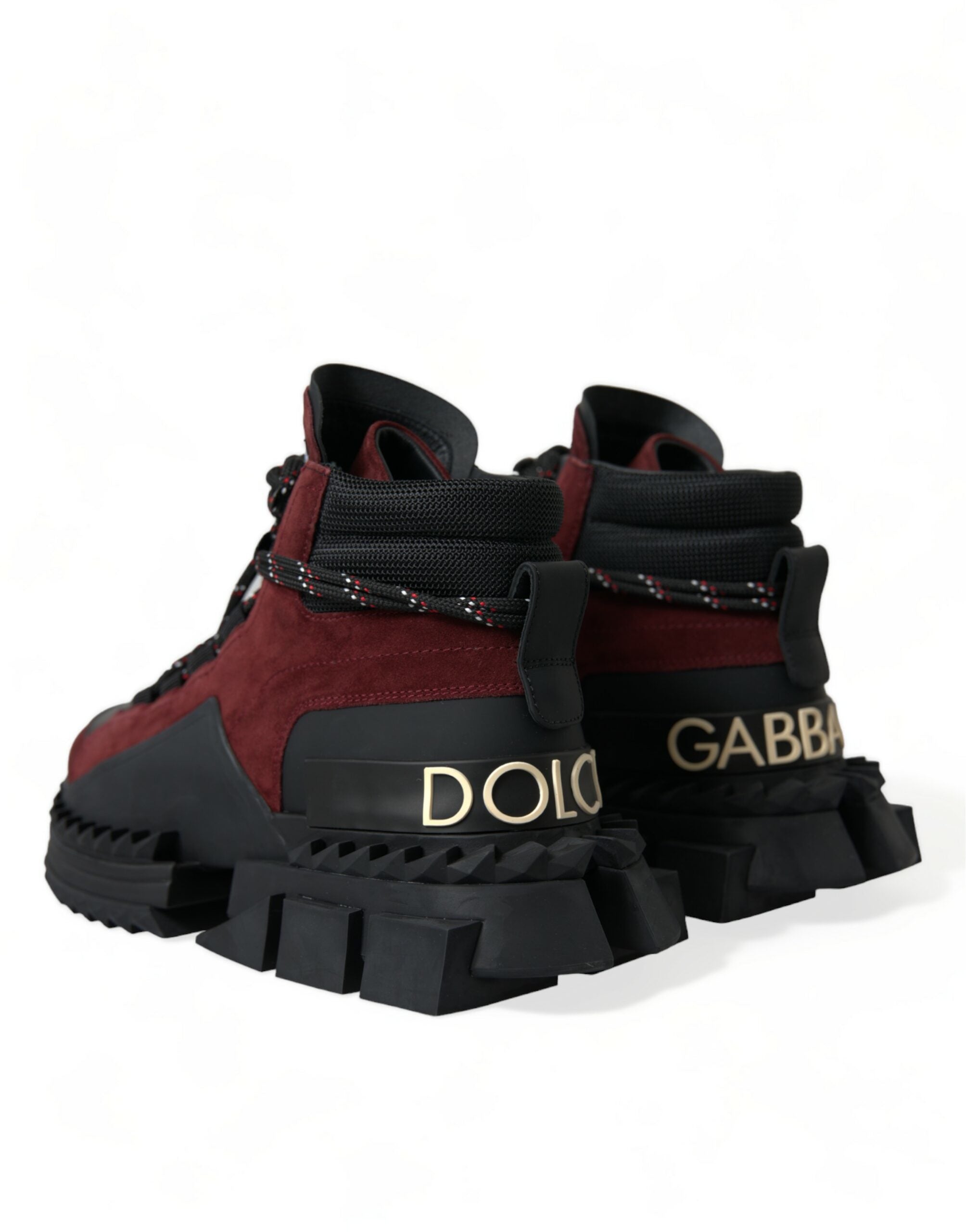 Burgundy Super King High Top Heren Sneakers Schoenen