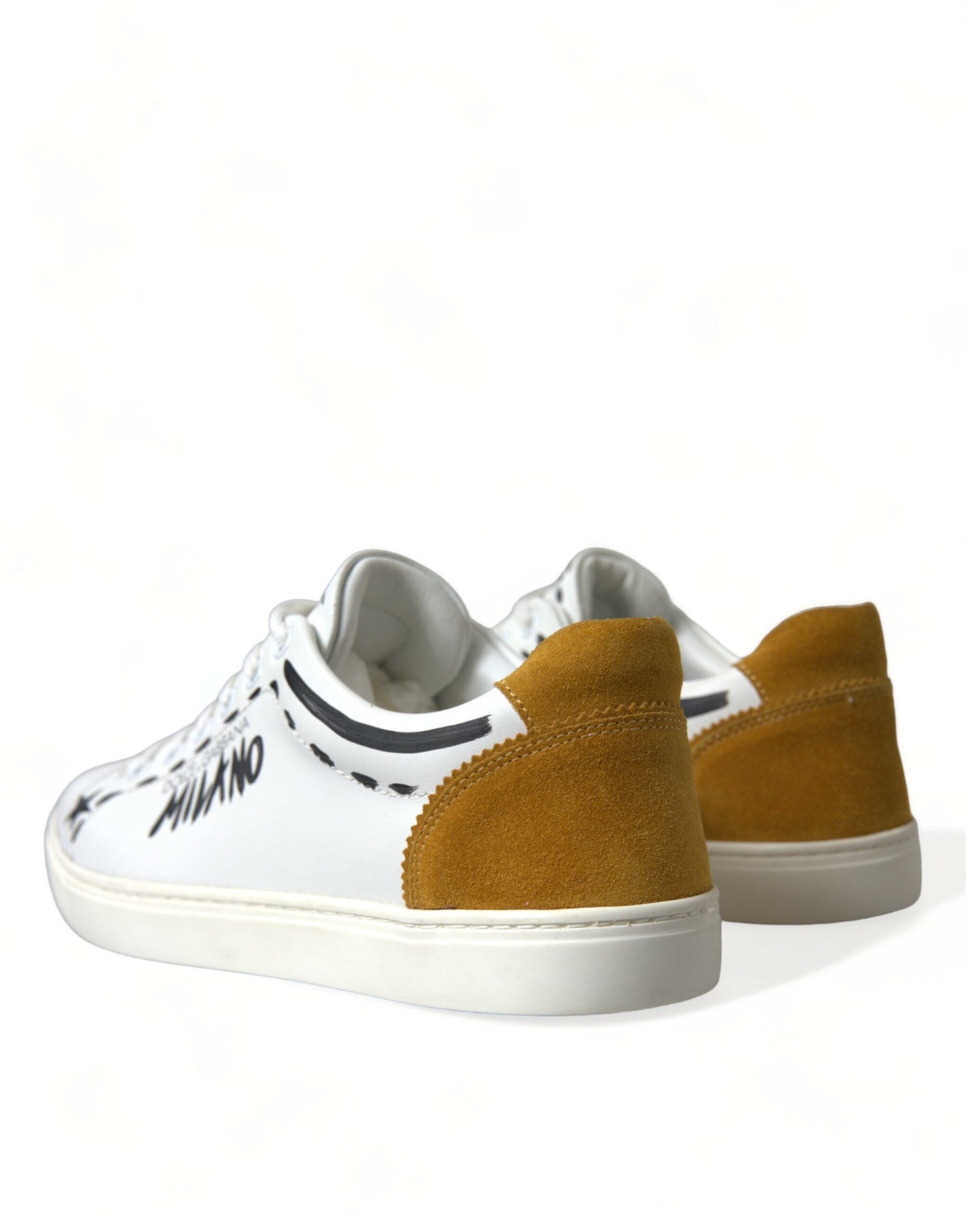 Witte leren LOVE Milano heren sneakers