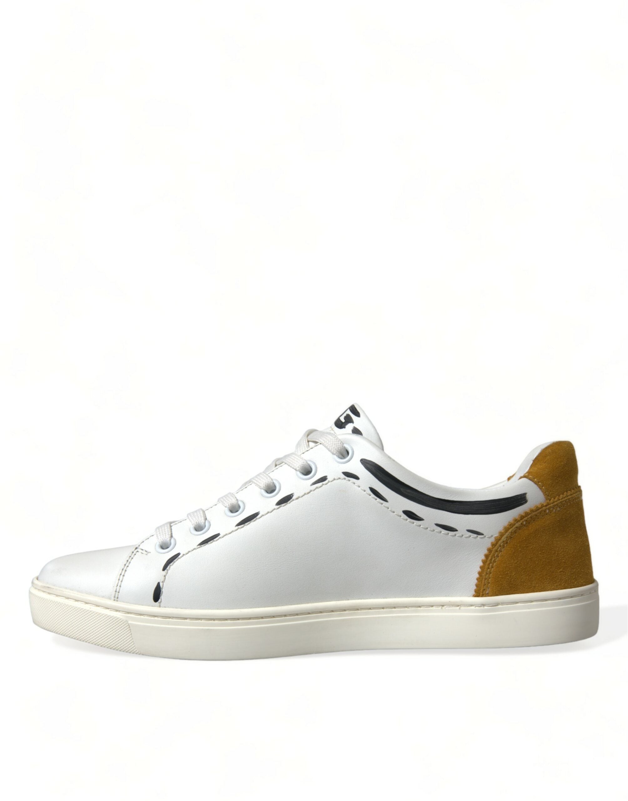 Witte leren LOVE Milano heren sneakers