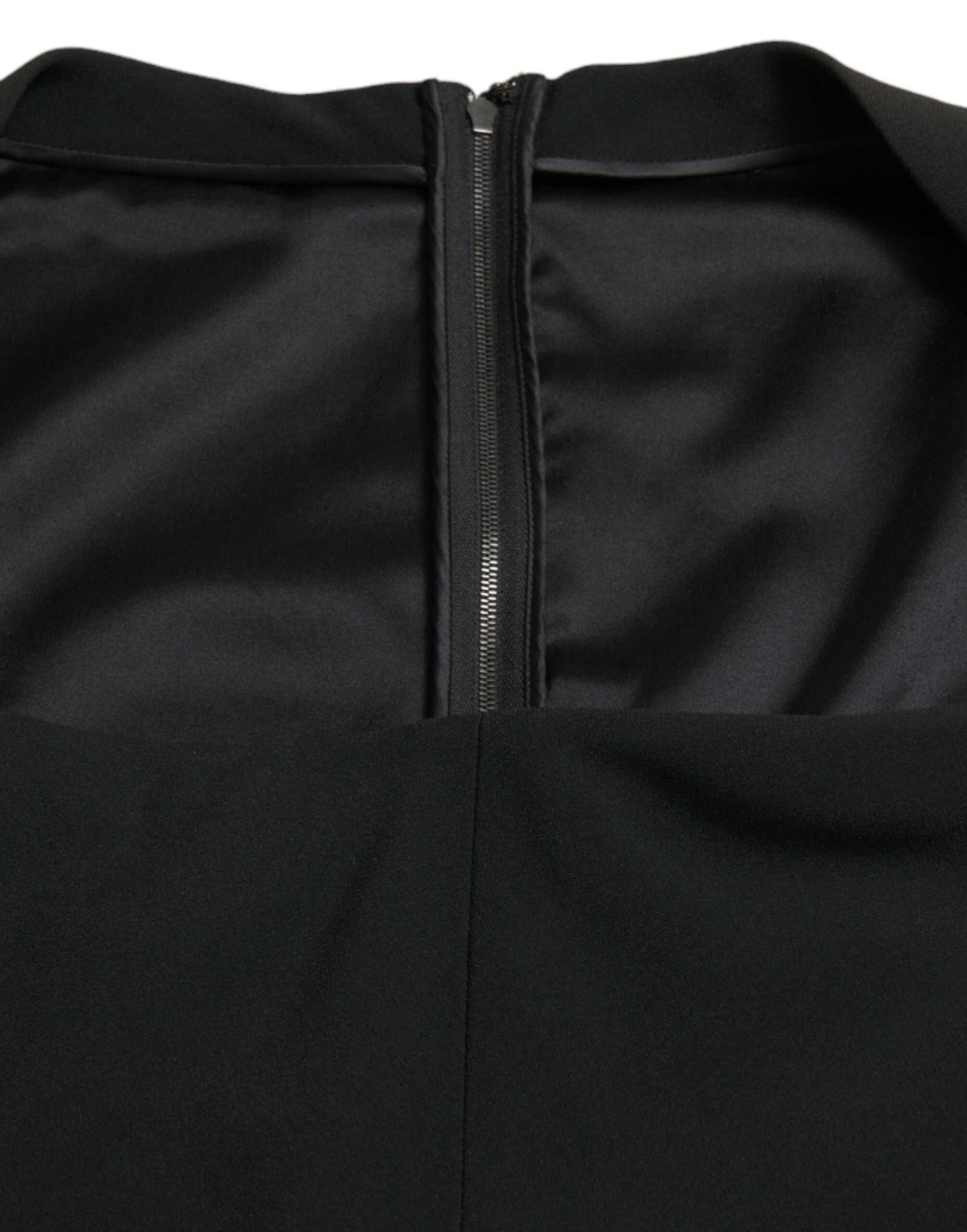 Zwarte Cady Viscose Mouwloze Jurk