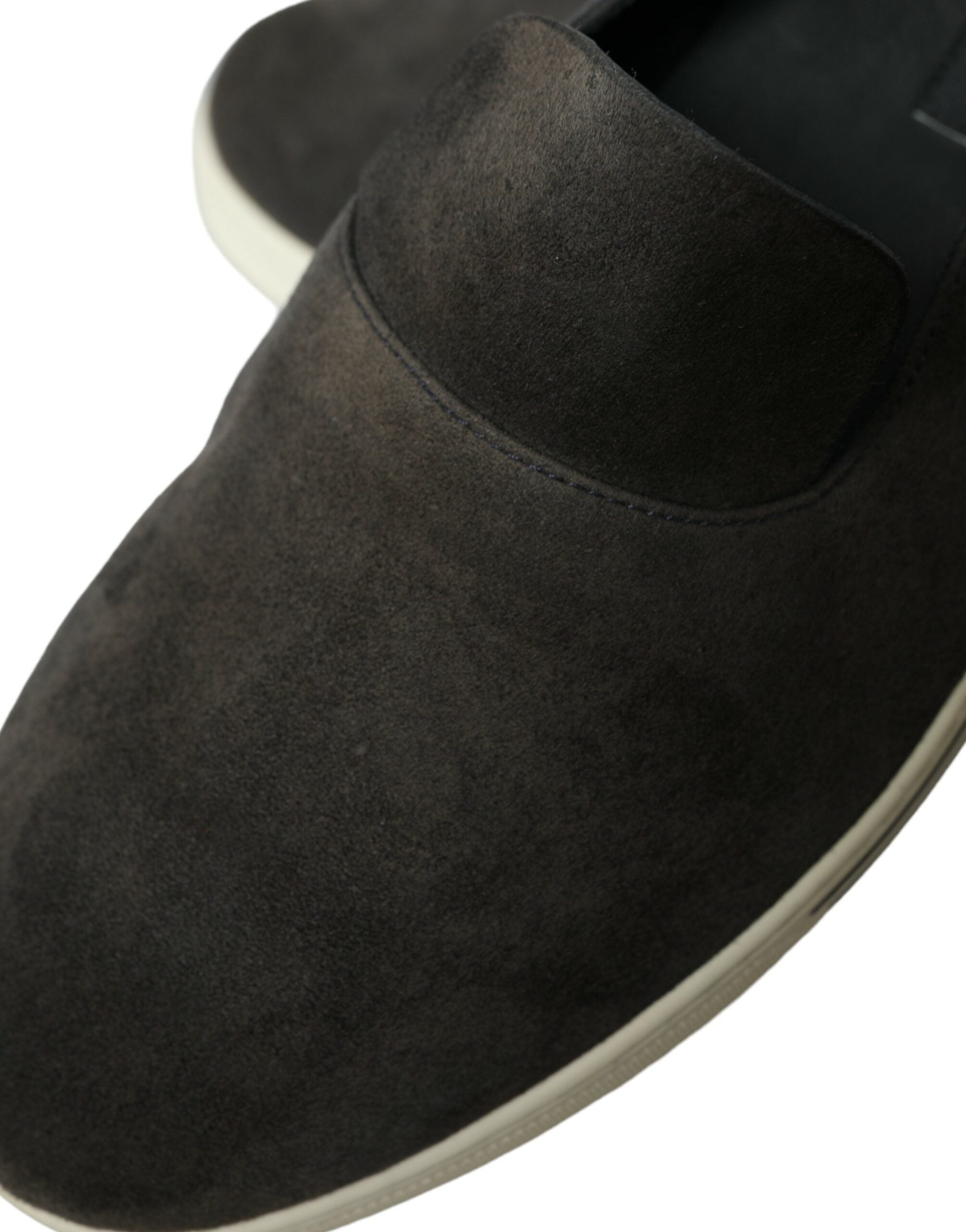 Blauwe suède Caiman heren loafers pantoffels