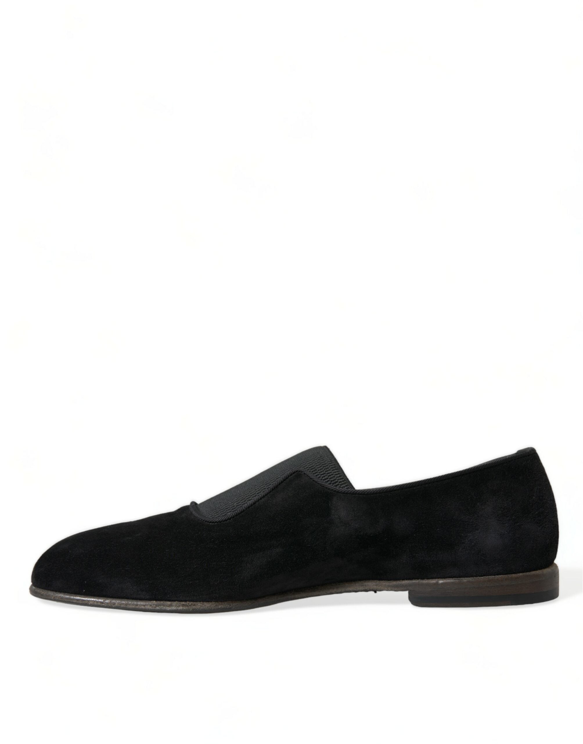 Zwarte RUNWAY Velour AMALFI Loafers