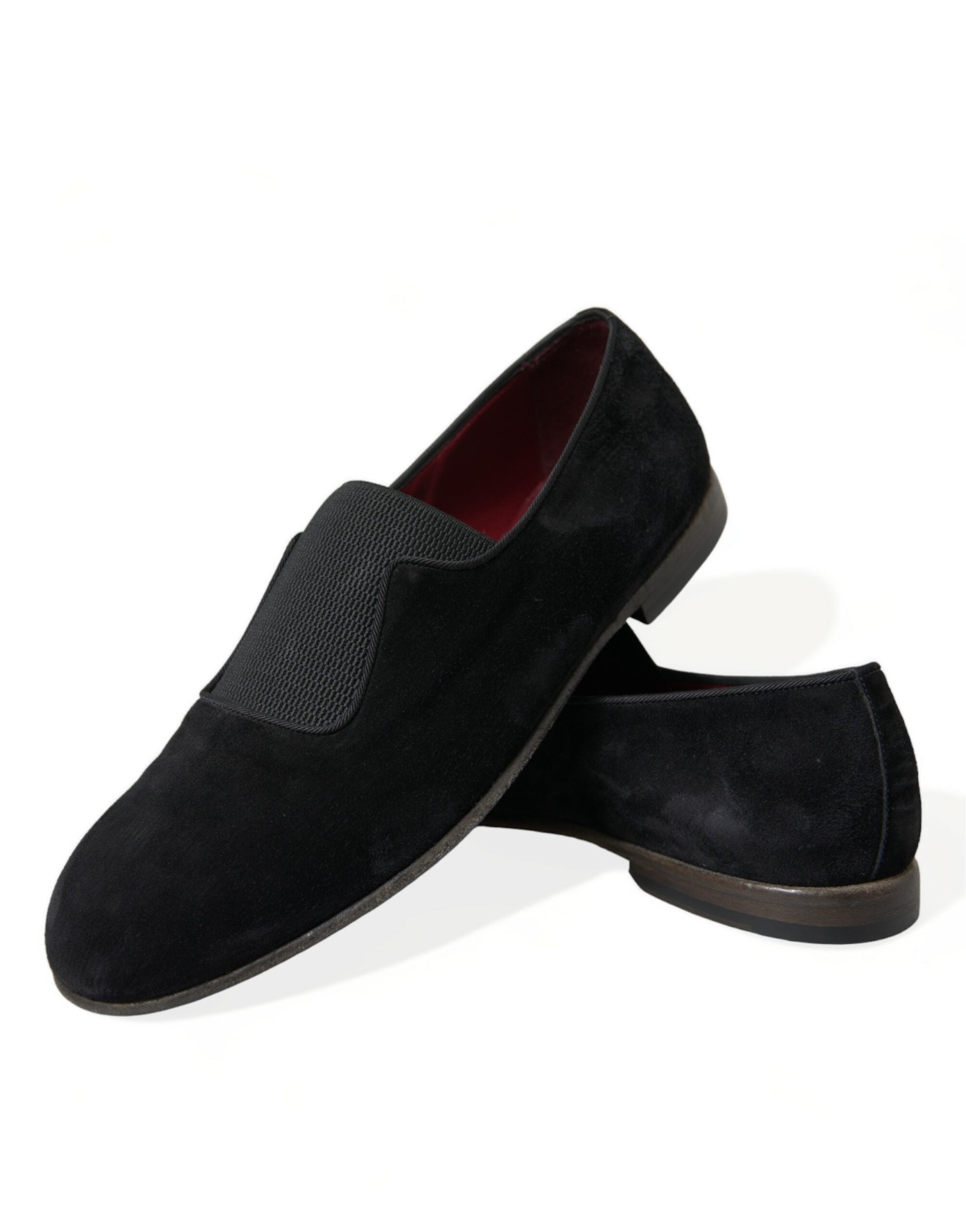Zwarte RUNWAY Velour AMALFI Loafers