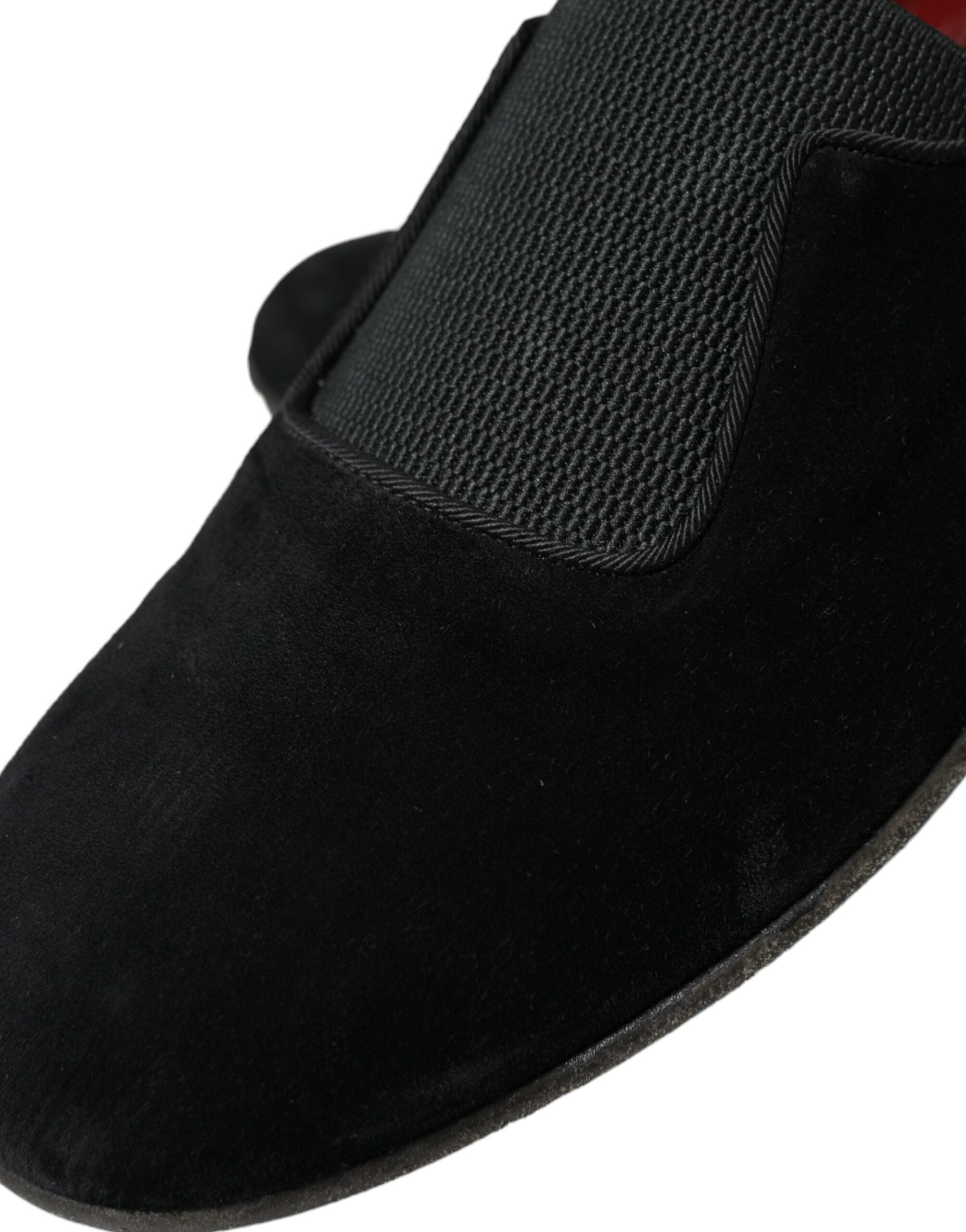 Zwarte RUNWAY Velour AMALFI Loafers