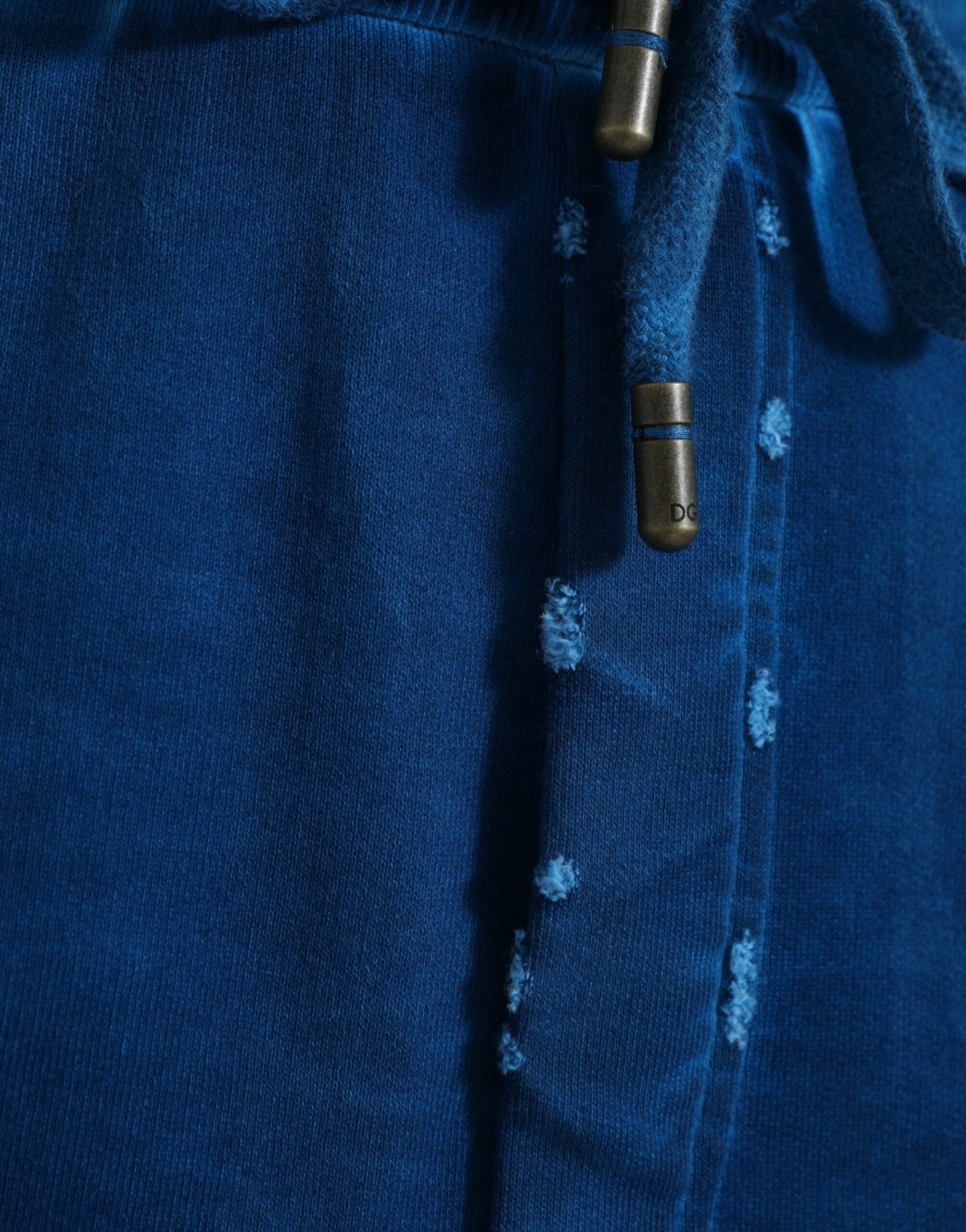 Blauwe logo katoenen joggingbroek met joggingbroek