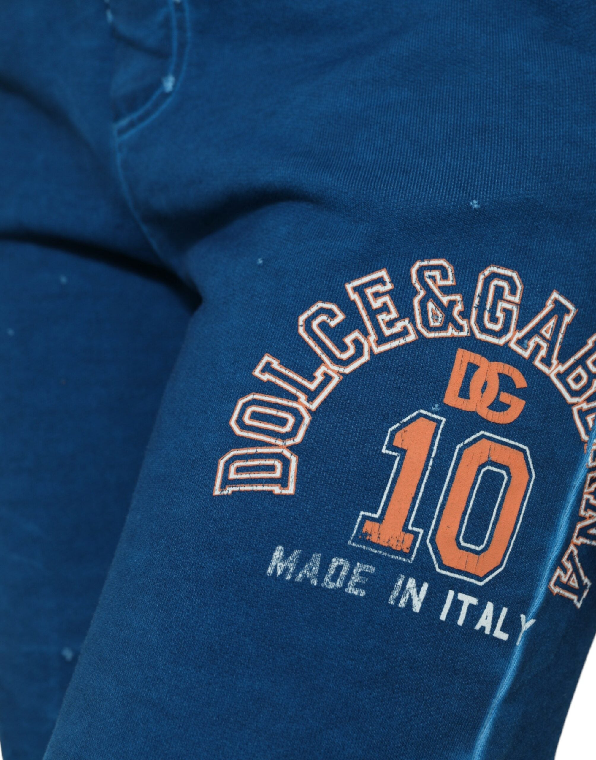 Blauwe logo katoenen joggingbroek met joggingbroek