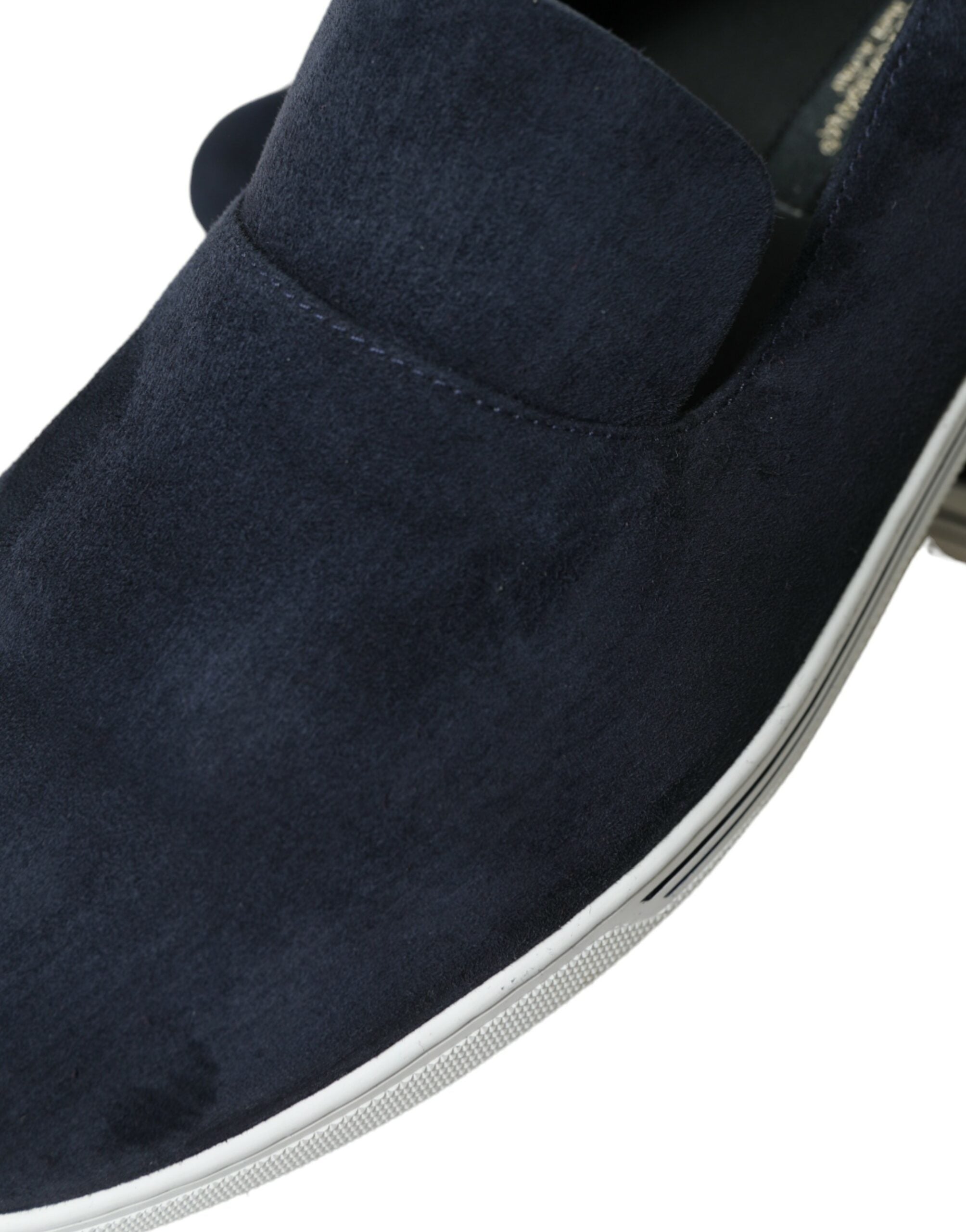 Blauwe suède Caiman loafers Saint Tropez schoenen