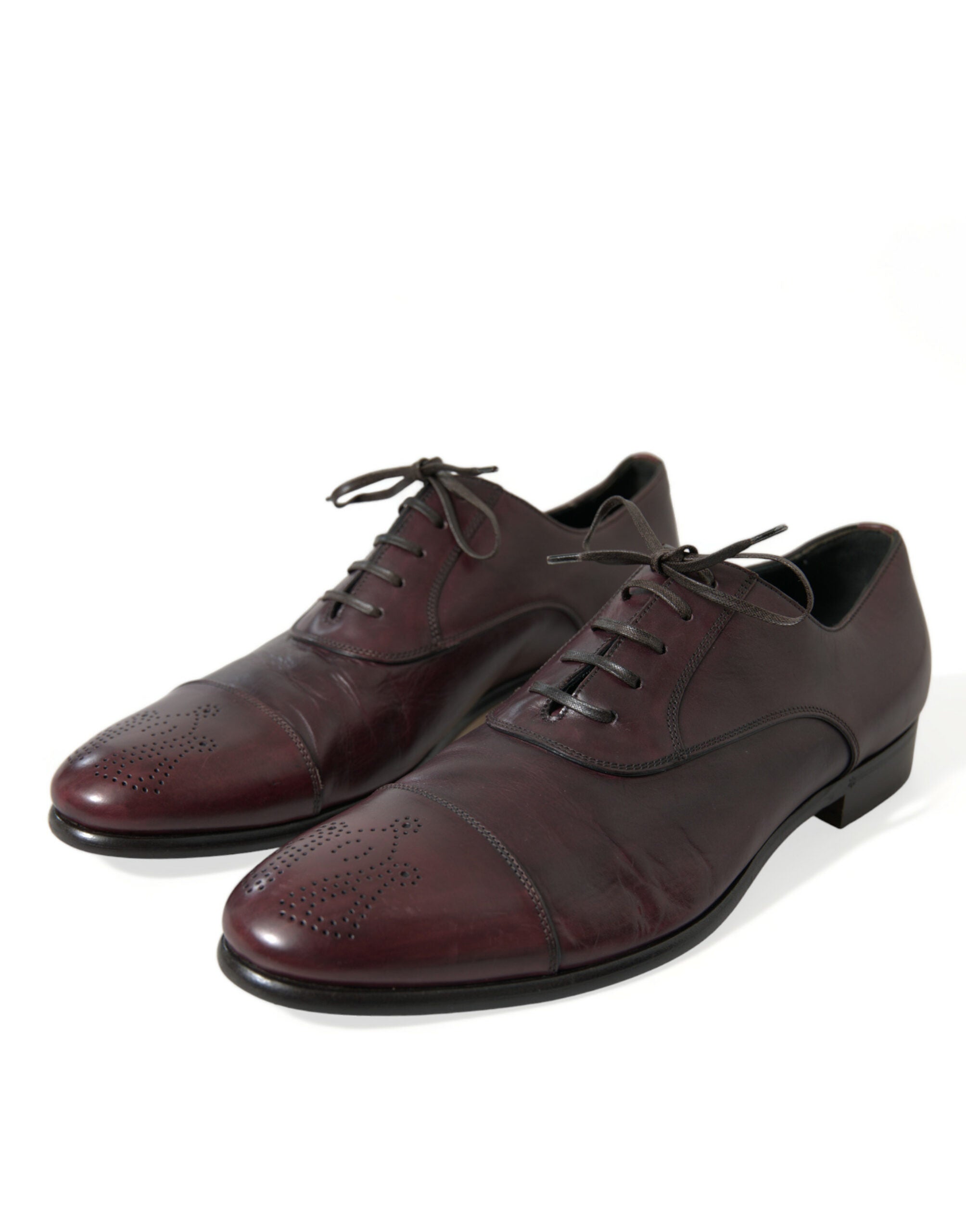 Bordeaux leren heren formele derby-schoenen