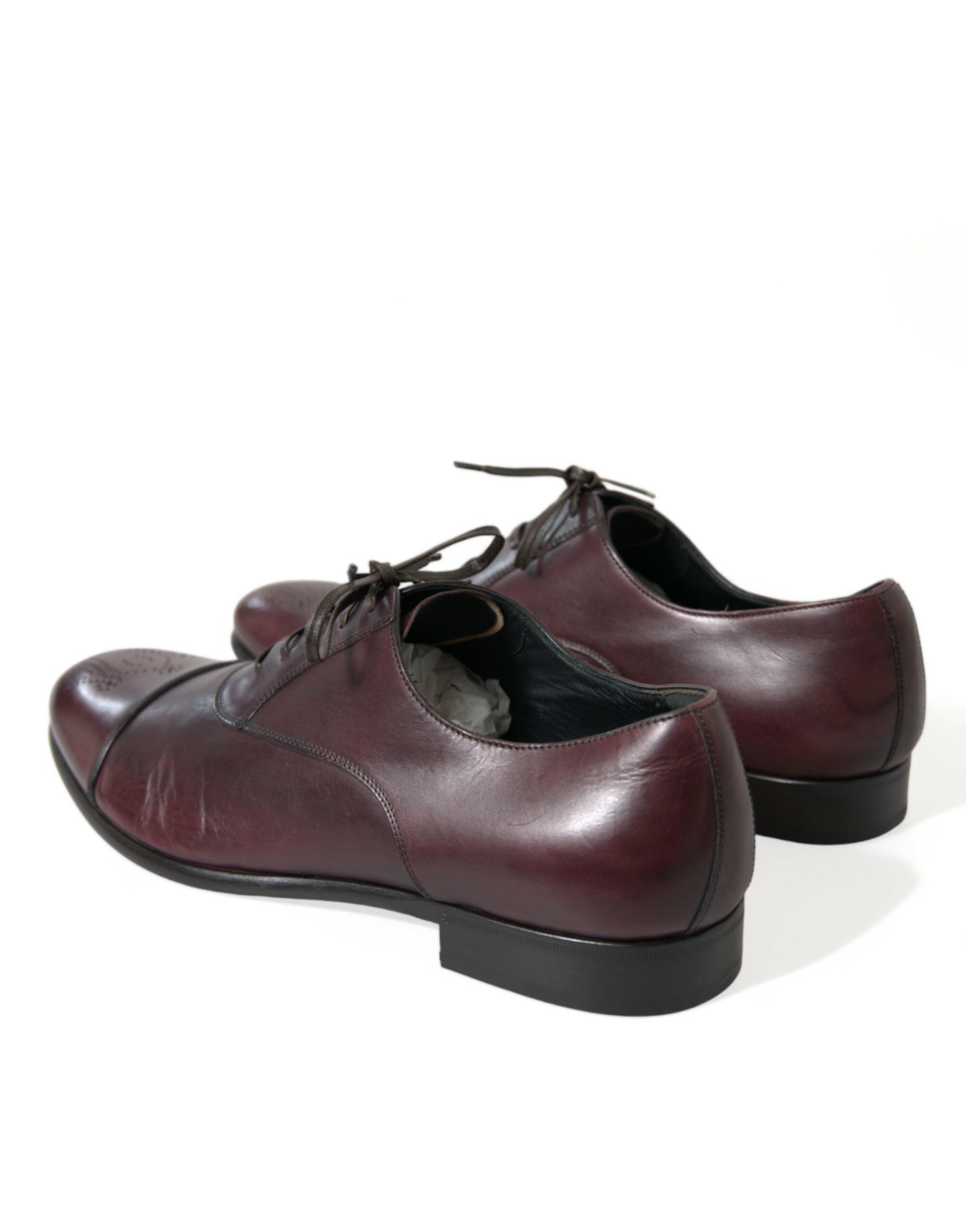 Bordeaux leren heren formele derby-schoenen