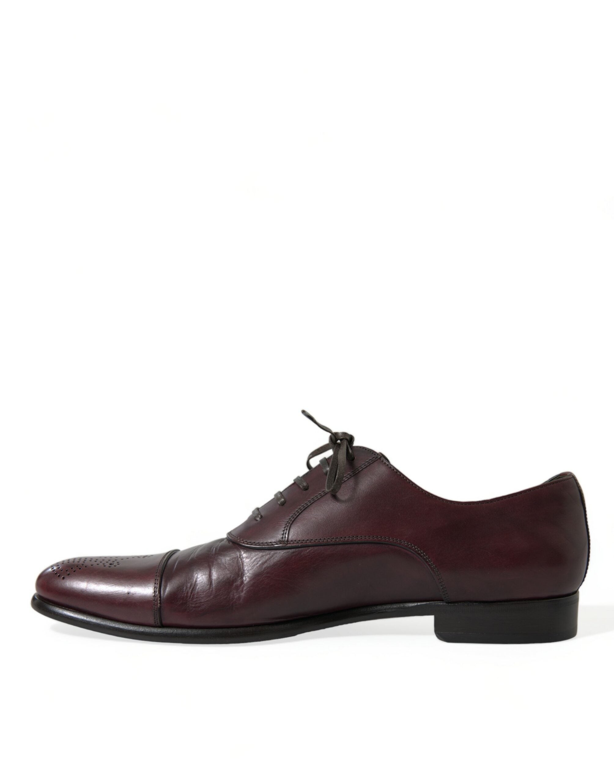Bordeaux leren heren formele derby-schoenen