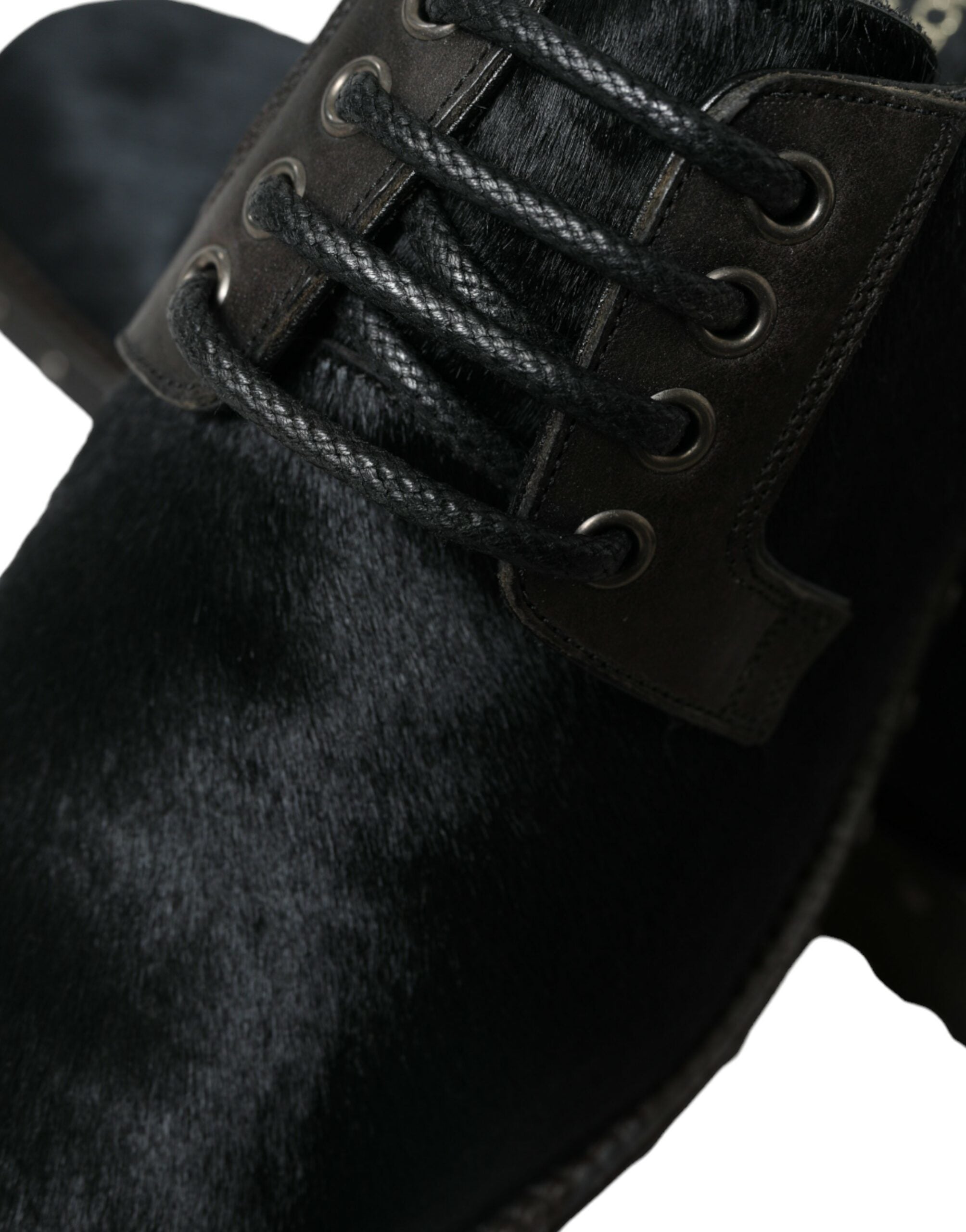 Zwarte Stable Fur Derby SAN PIETRO Dress Shoes